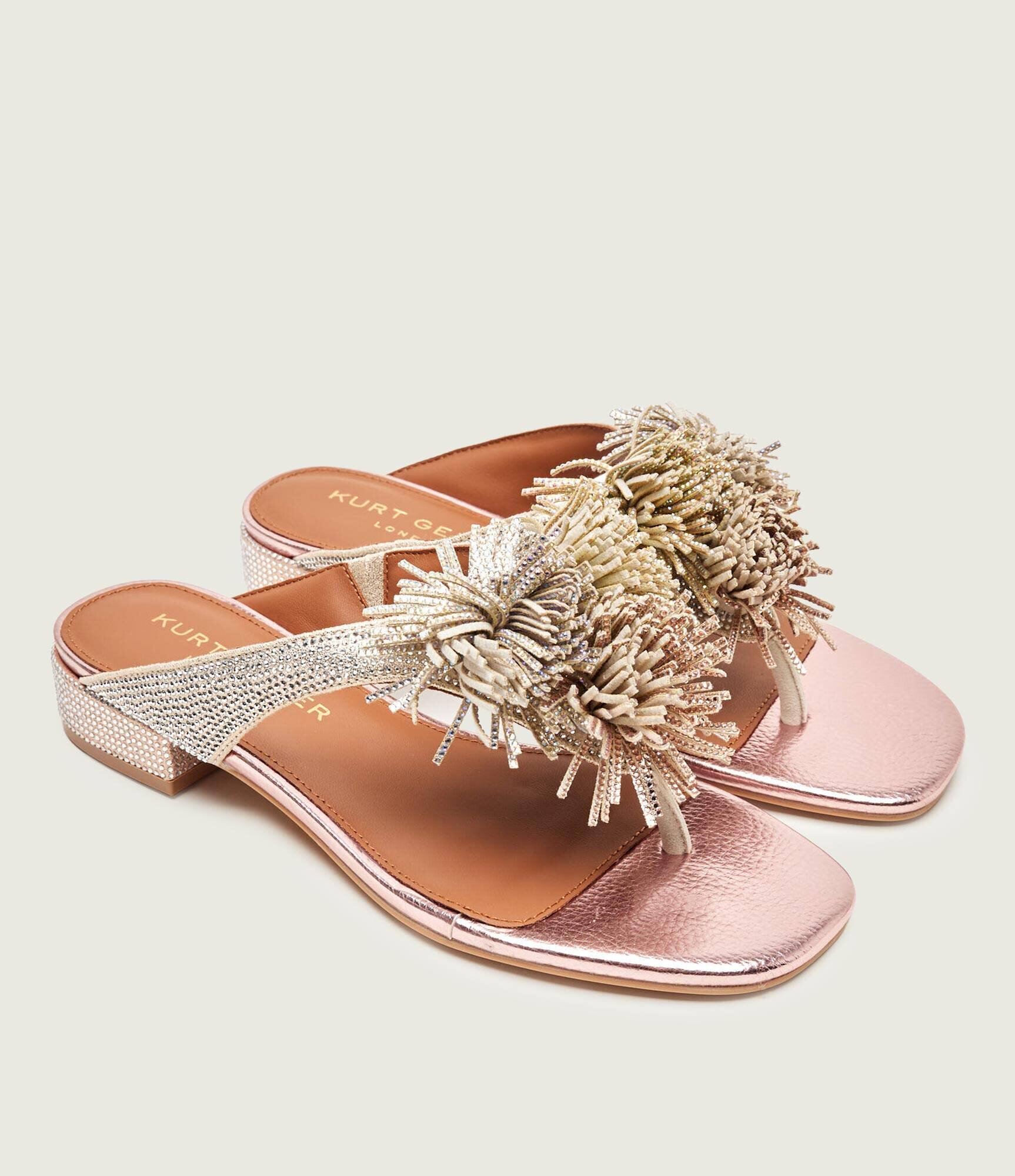 Kurt Geiger Flip flops POM POM T-BAR