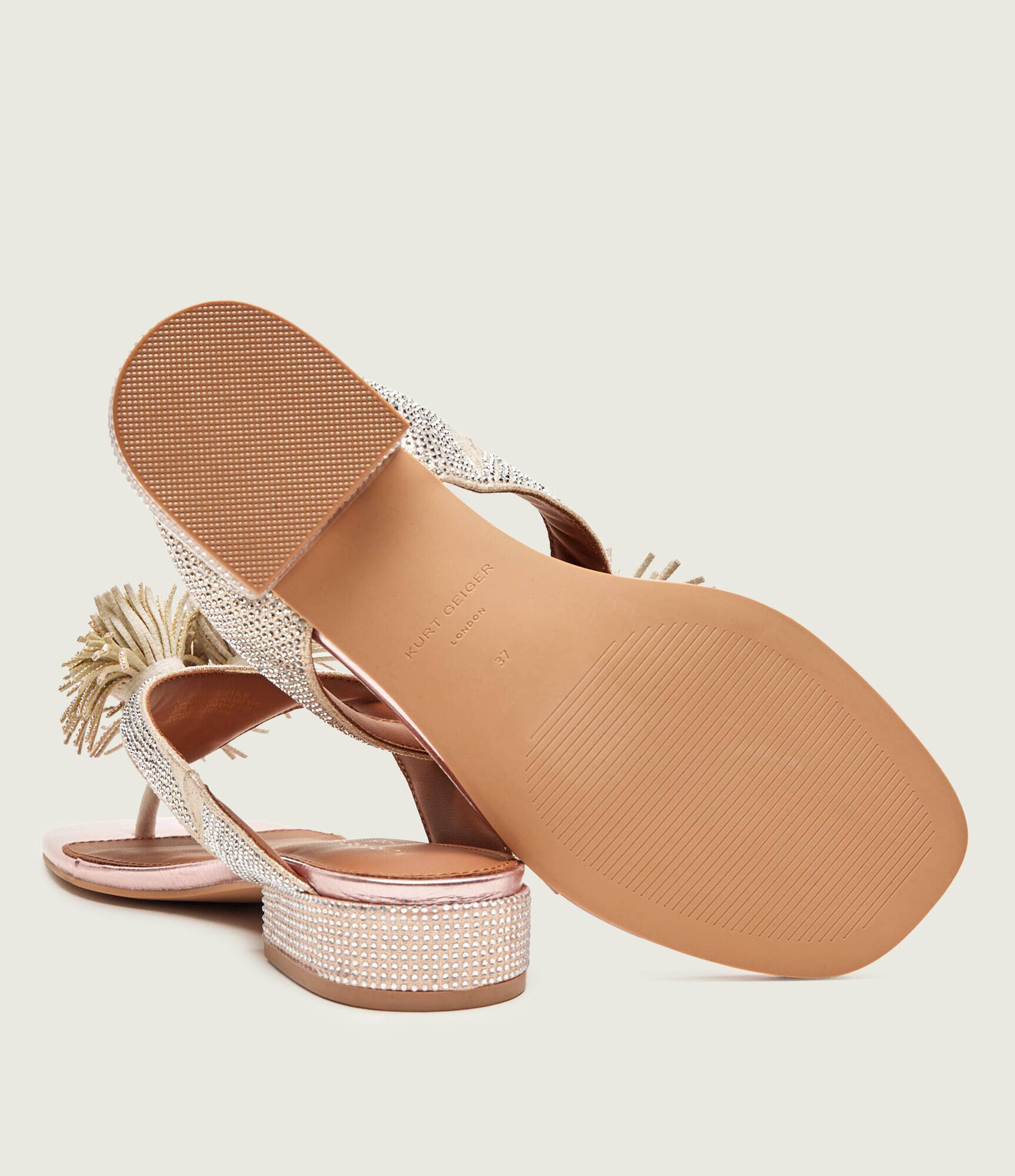 Kurt Geiger Flip flops POM POM T-BAR