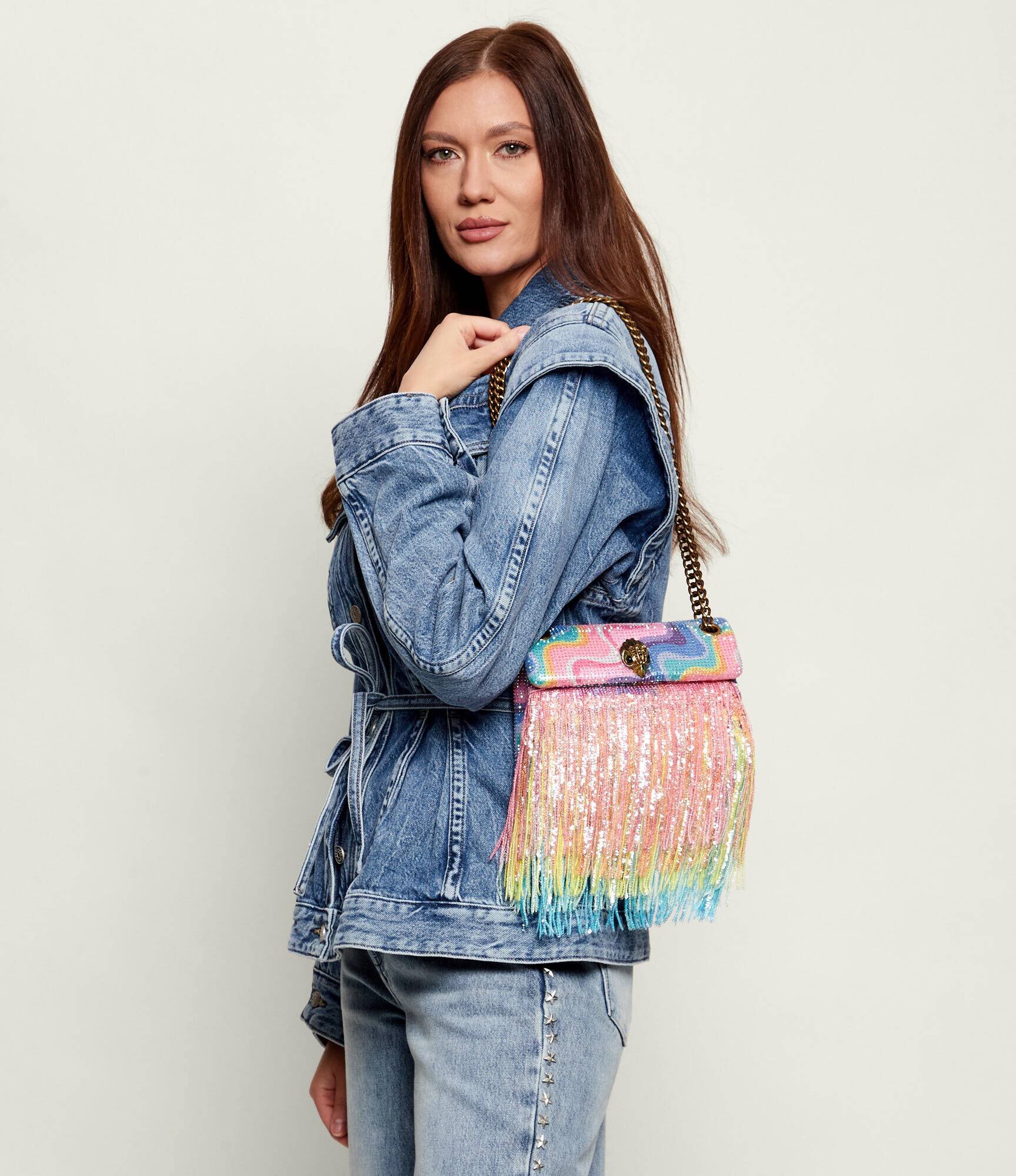 Kurt Geiger Geantă pe umăr MINI KENSINGTON FRINGE