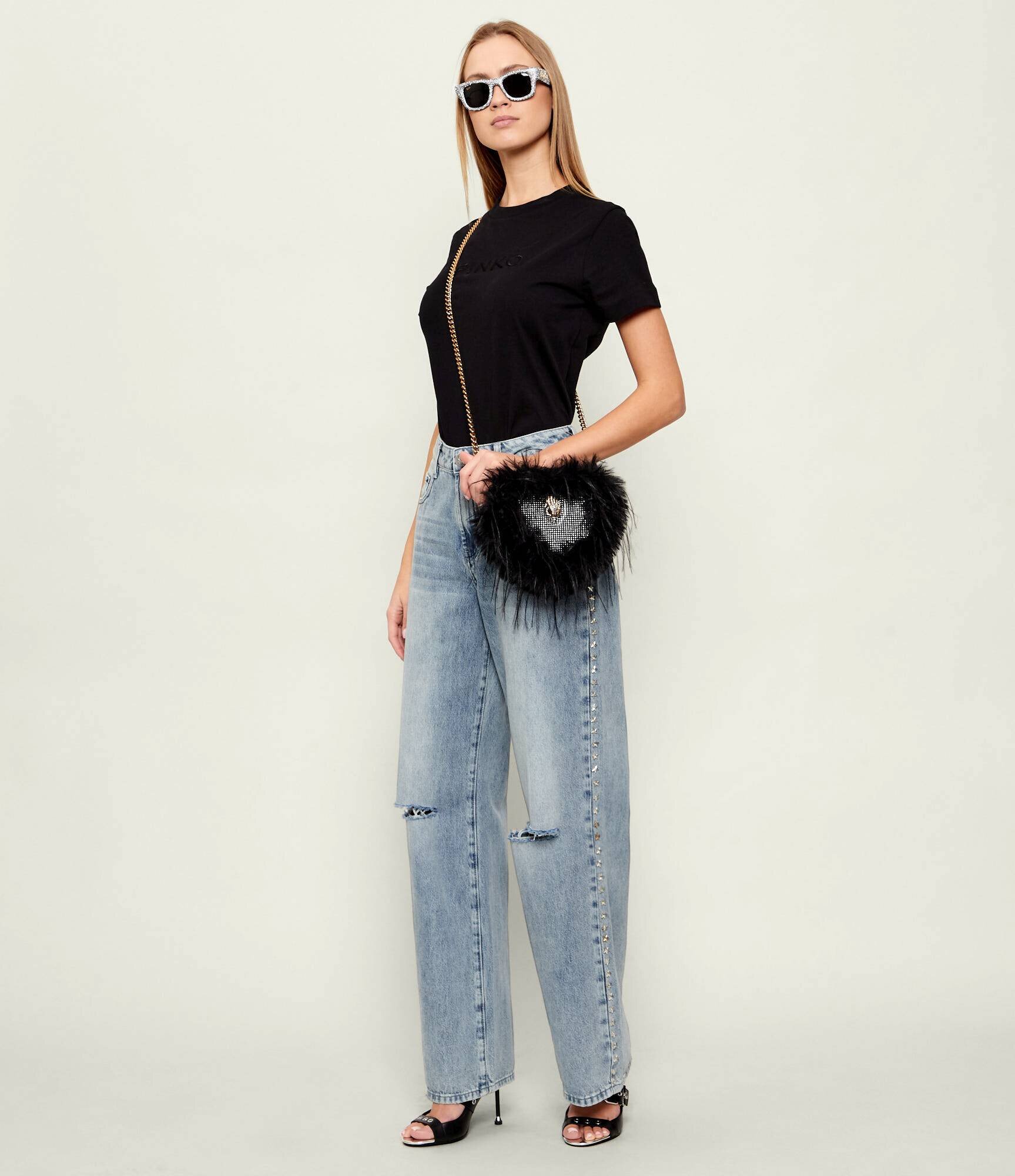 Kurt Geiger Geantă poștaș KENSINGTON HEART | shearling