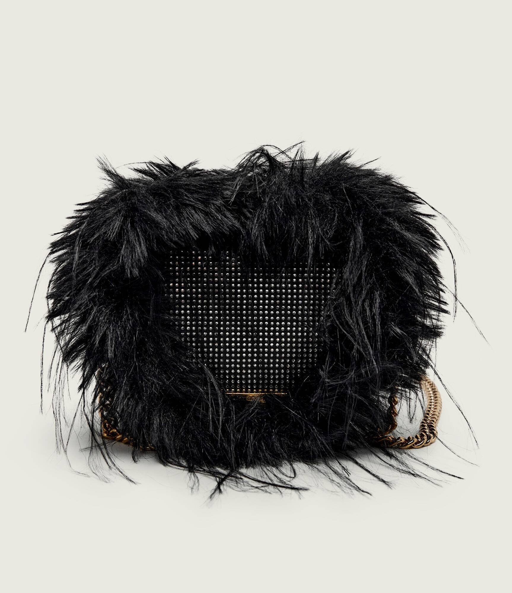 Kurt Geiger Geantă poștaș KENSINGTON HEART | shearling