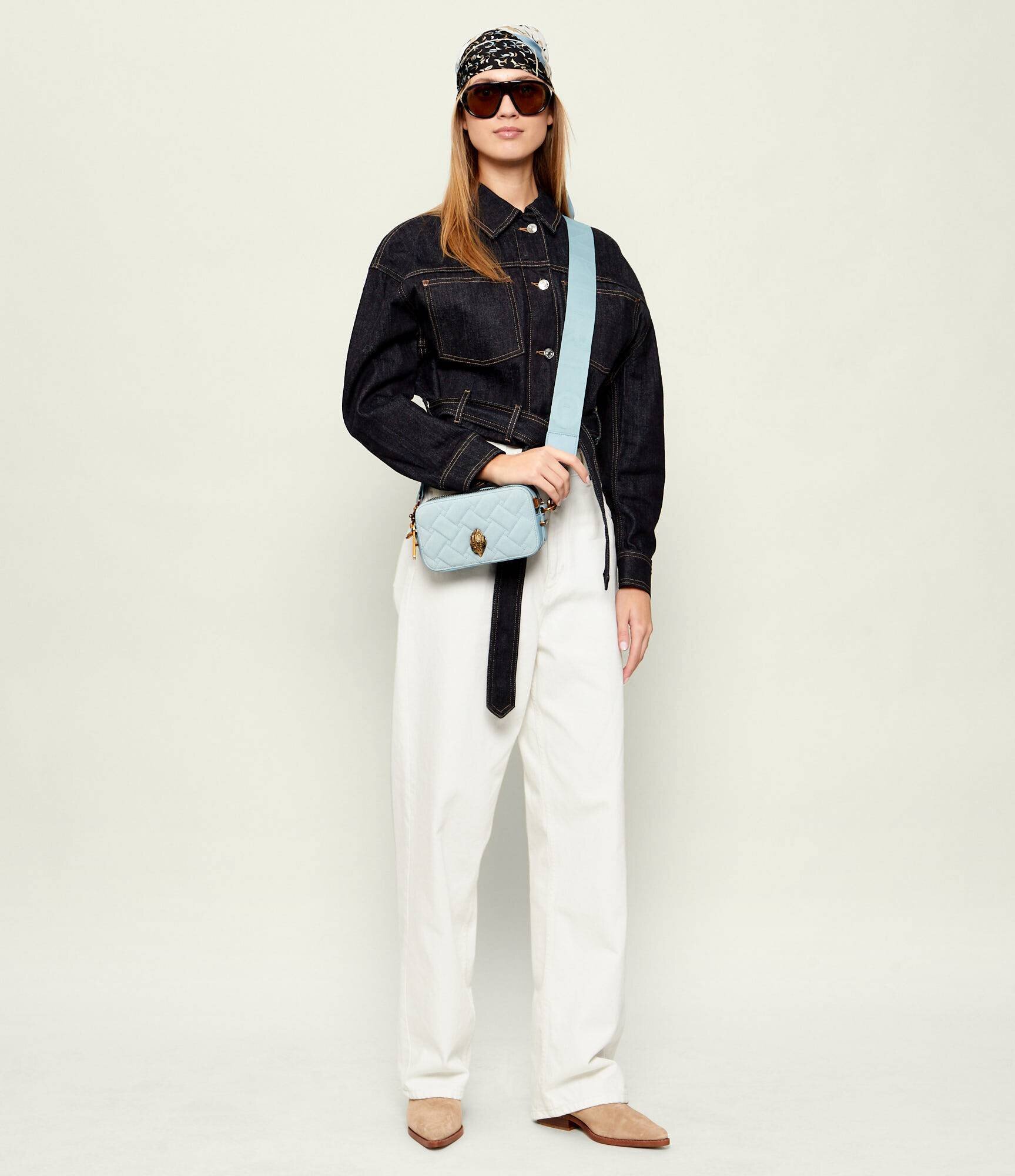 Kurt Geiger Geantă poștaș KENSINGTON | piele întoarsă