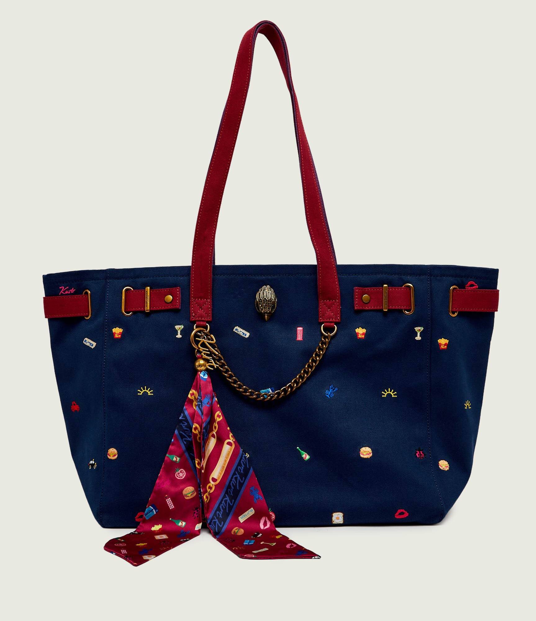 Kurt Geiger Geantă shopper + eșarfă pătrată Sloane