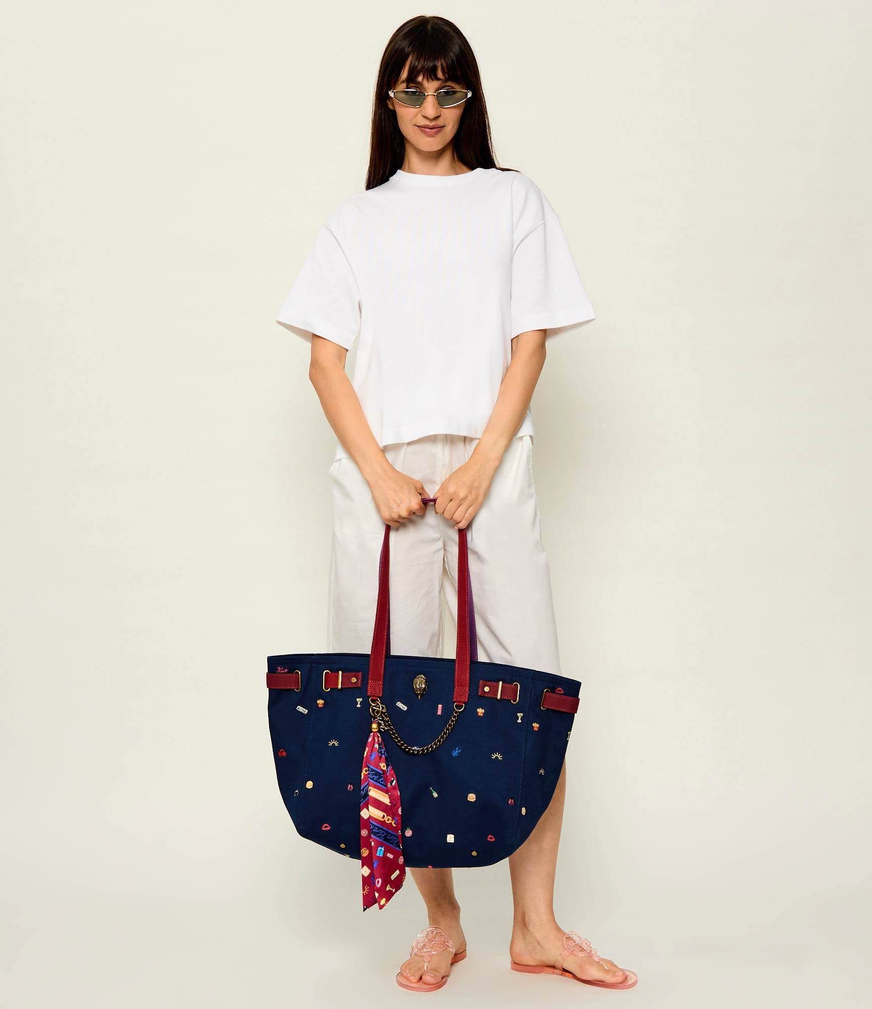 Kurt Geiger Geantă shopper + eșarfă pătrată Sloane