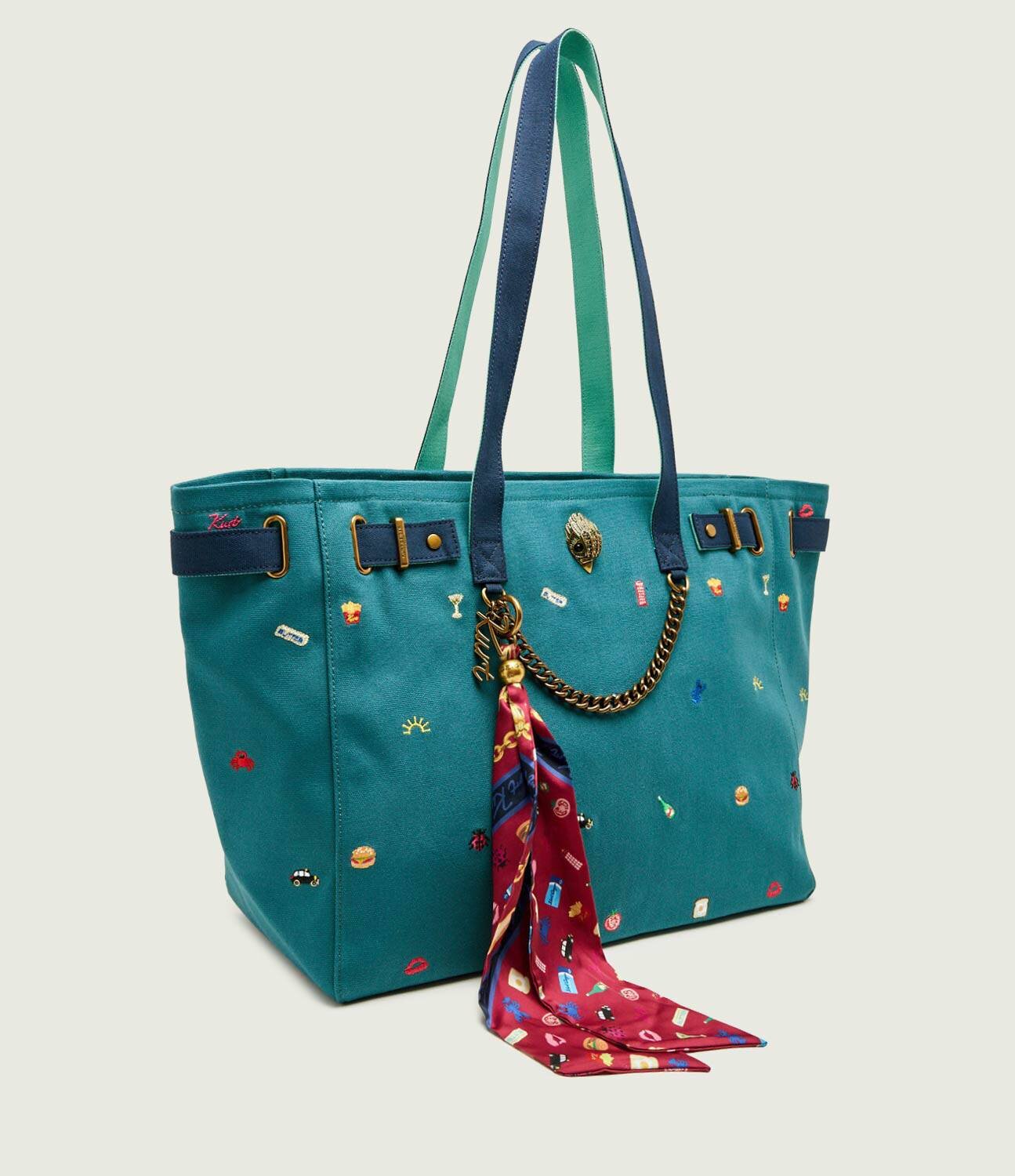 Kurt Geiger Geantă shopper + eșarfă pătrată The Sloane
