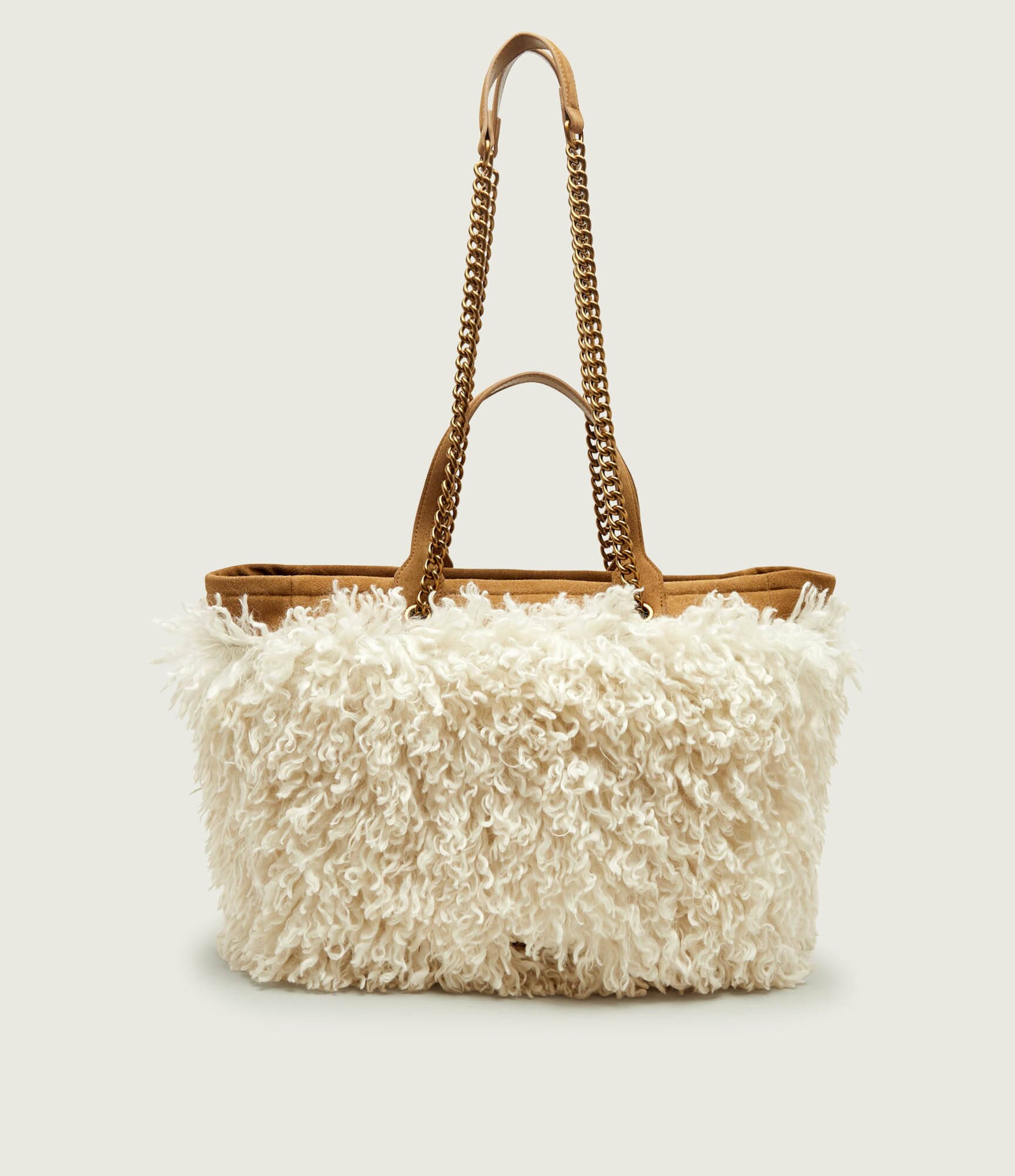 Kurt Geiger Geantă shopper Hoxton | zamsz | shearling