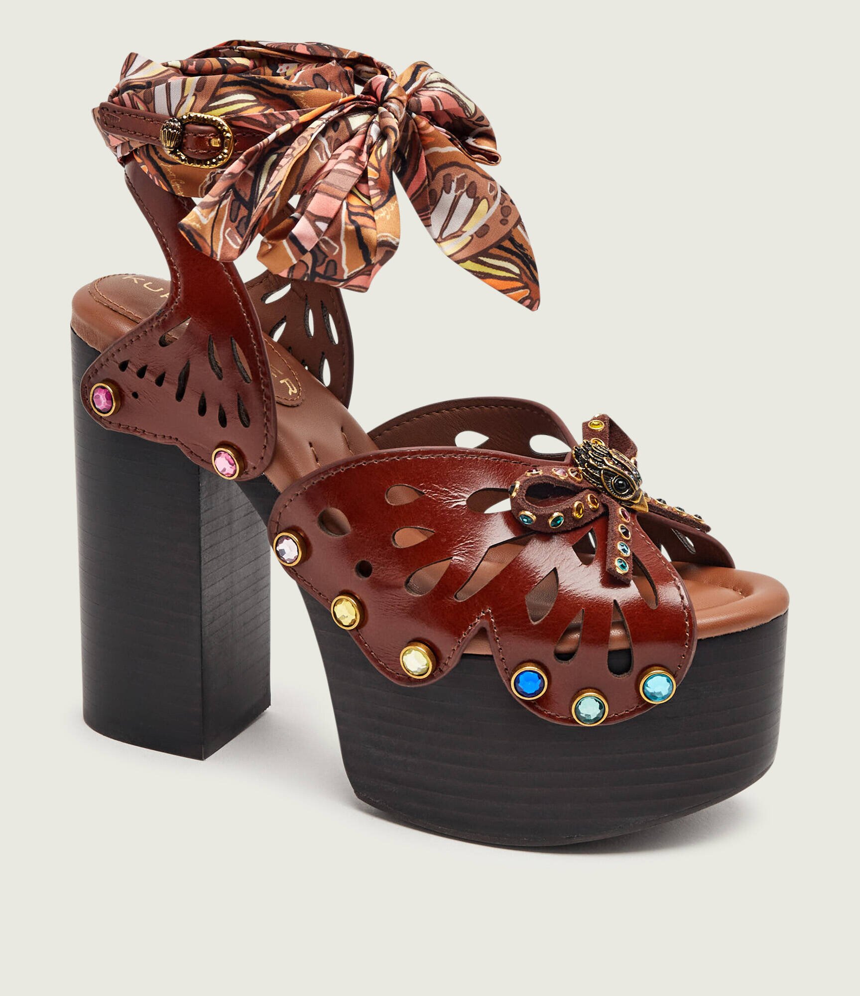 Kurt Geiger Sandale cu toc gros BUTTERFLY