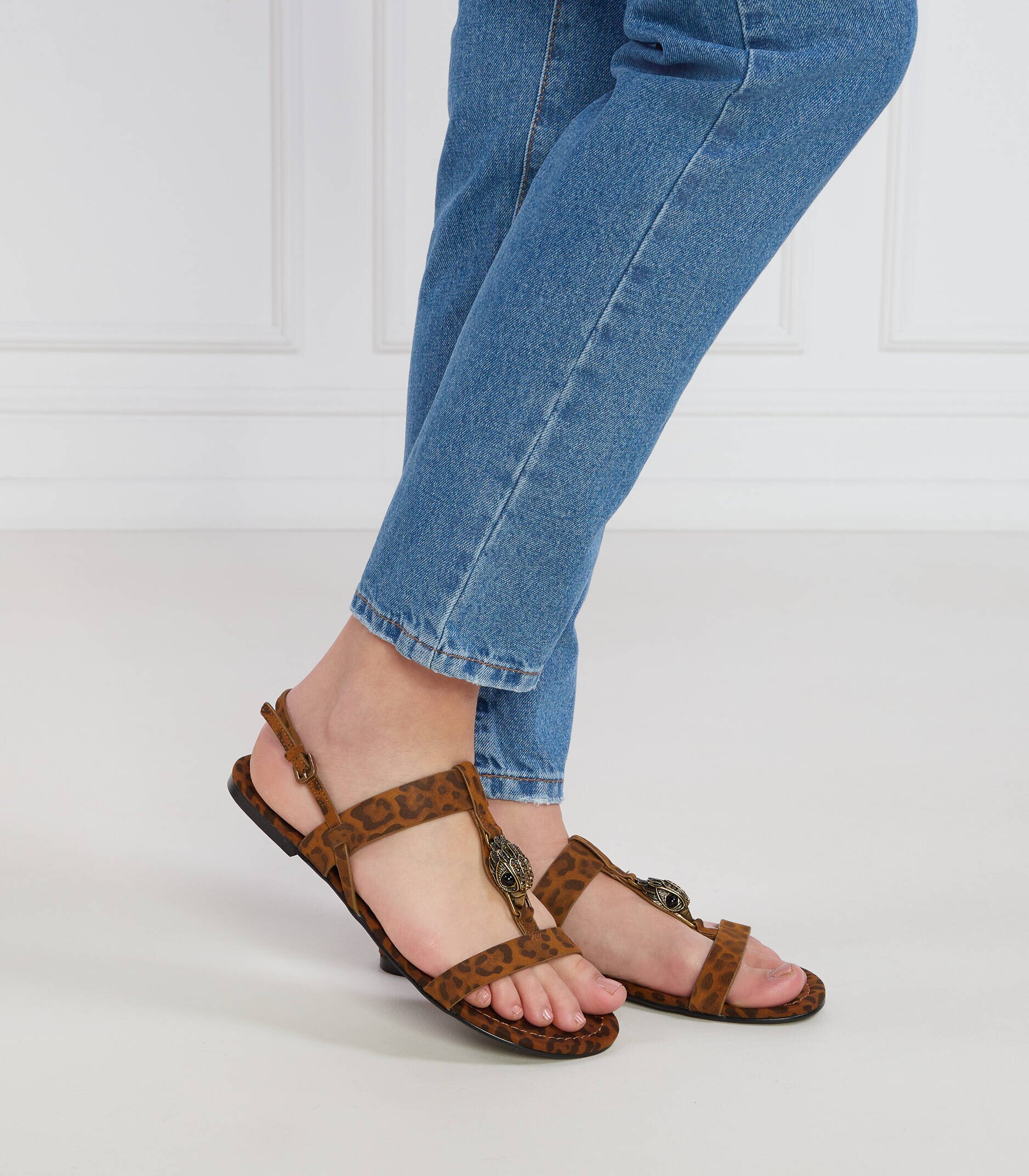 Kurt Geiger Sandale Hampton | piele întoarsă