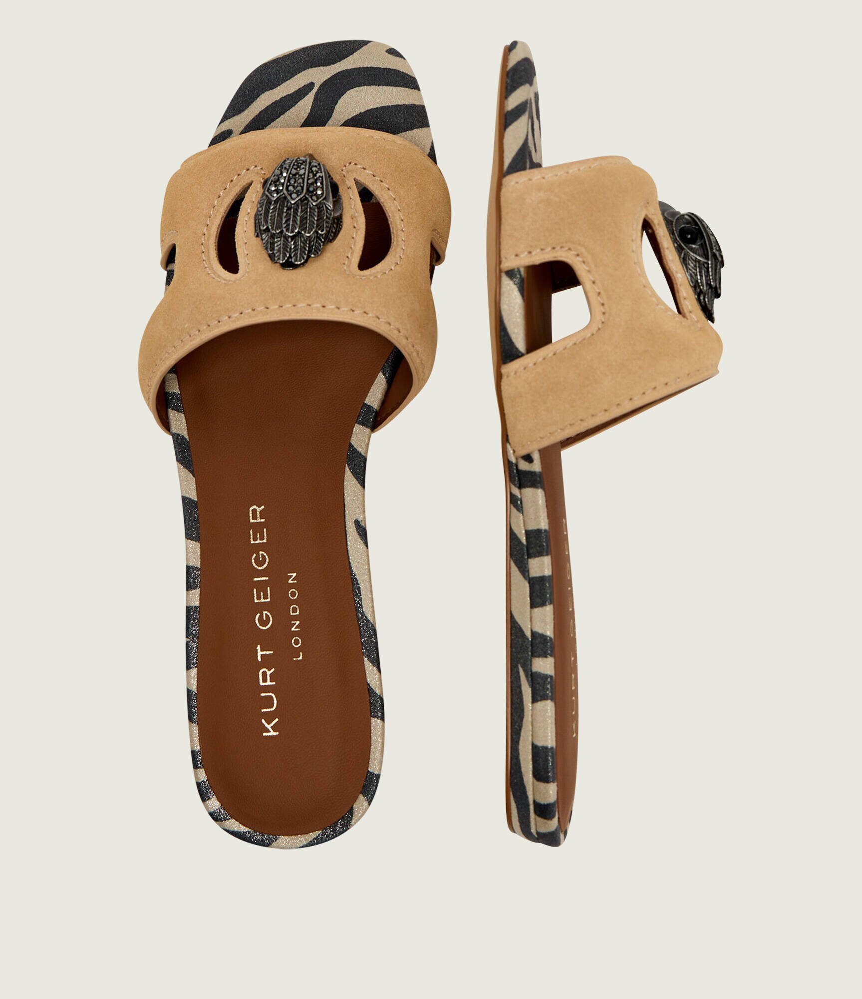 Kurt Geiger Șlapi EAGLE | piele întoarsă