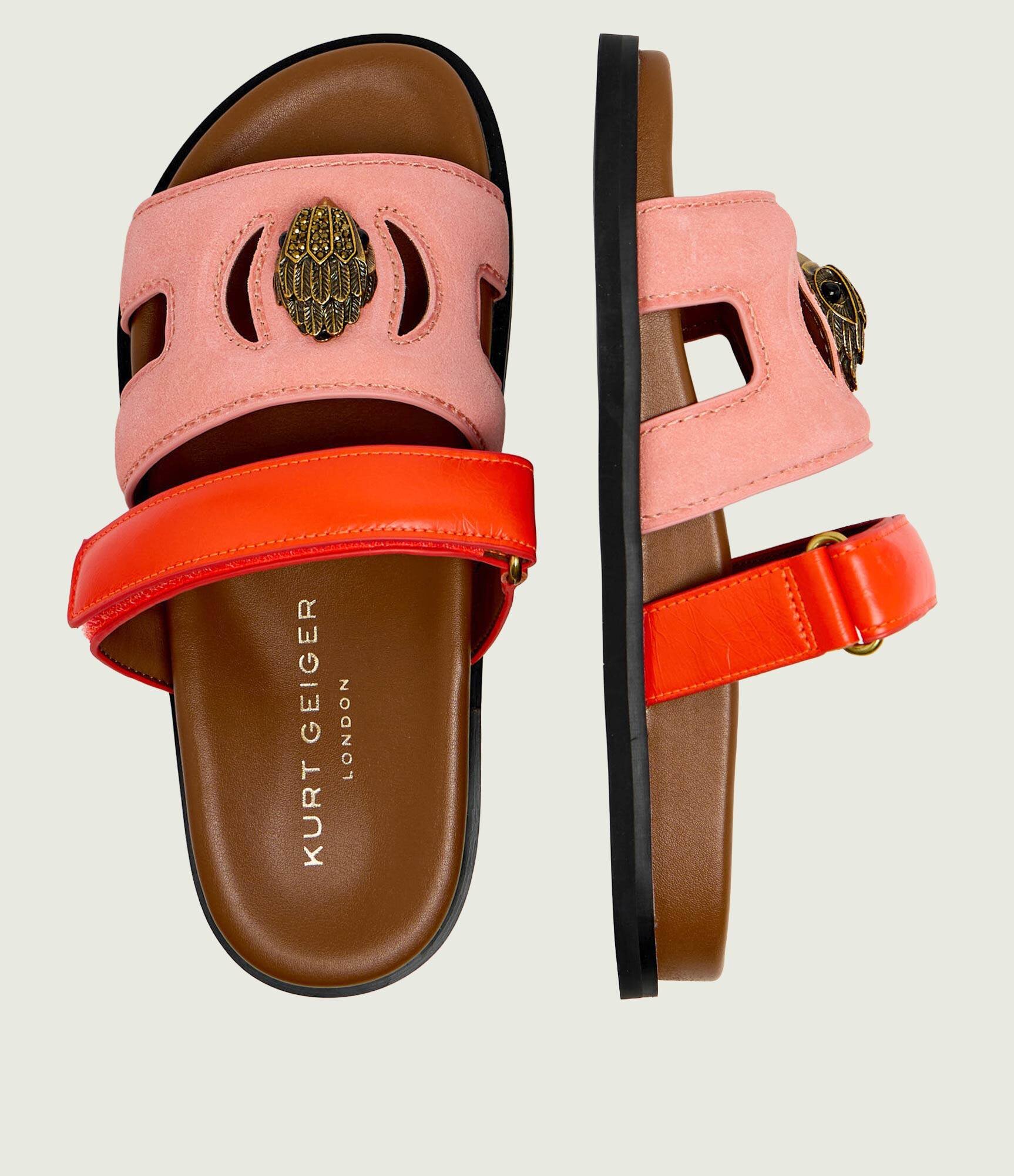 Kurt Geiger Șlapi EAGLE | piele întoarsă cu adaos de piele