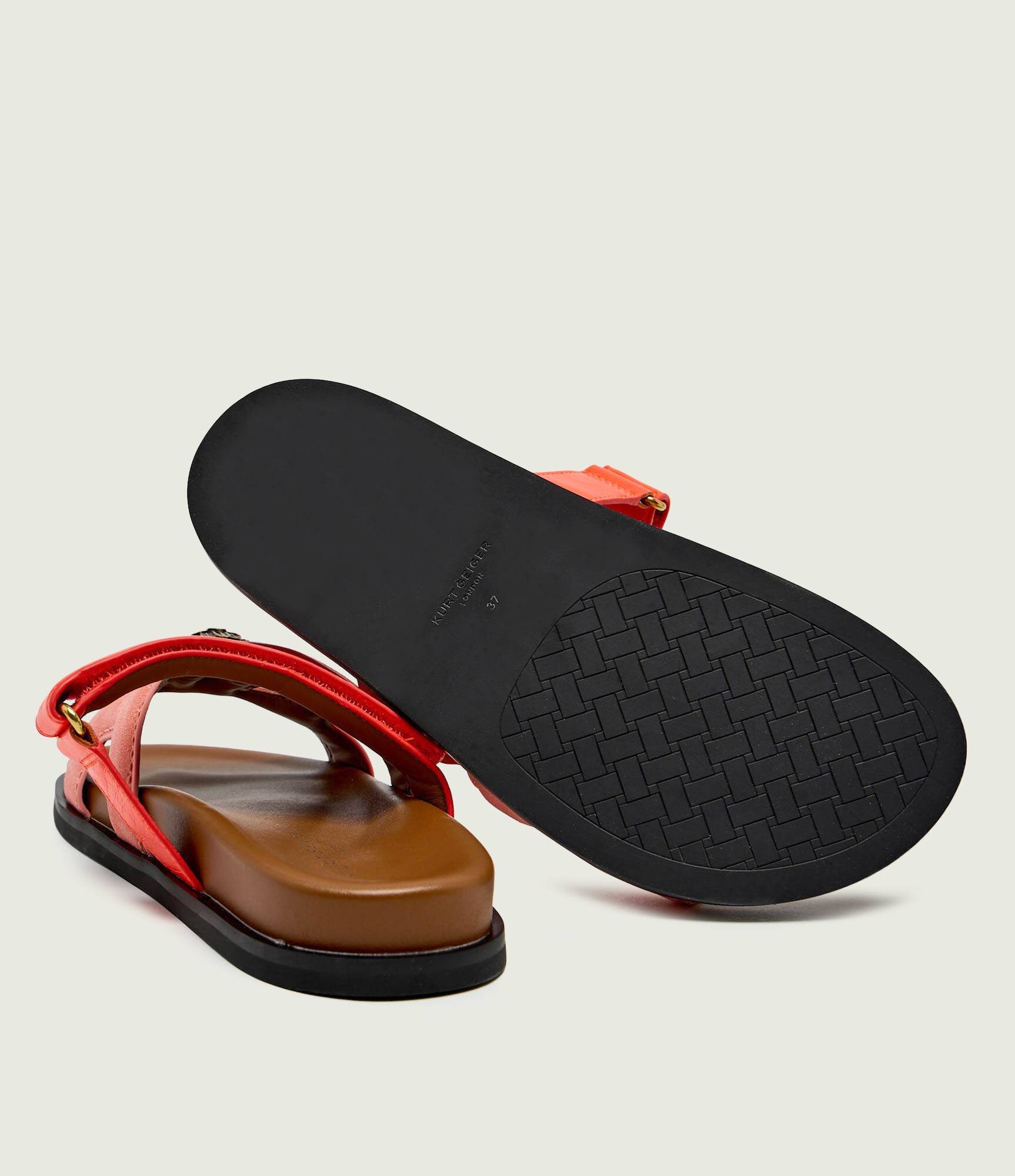 Kurt Geiger Șlapi EAGLE | piele întoarsă cu adaos de piele