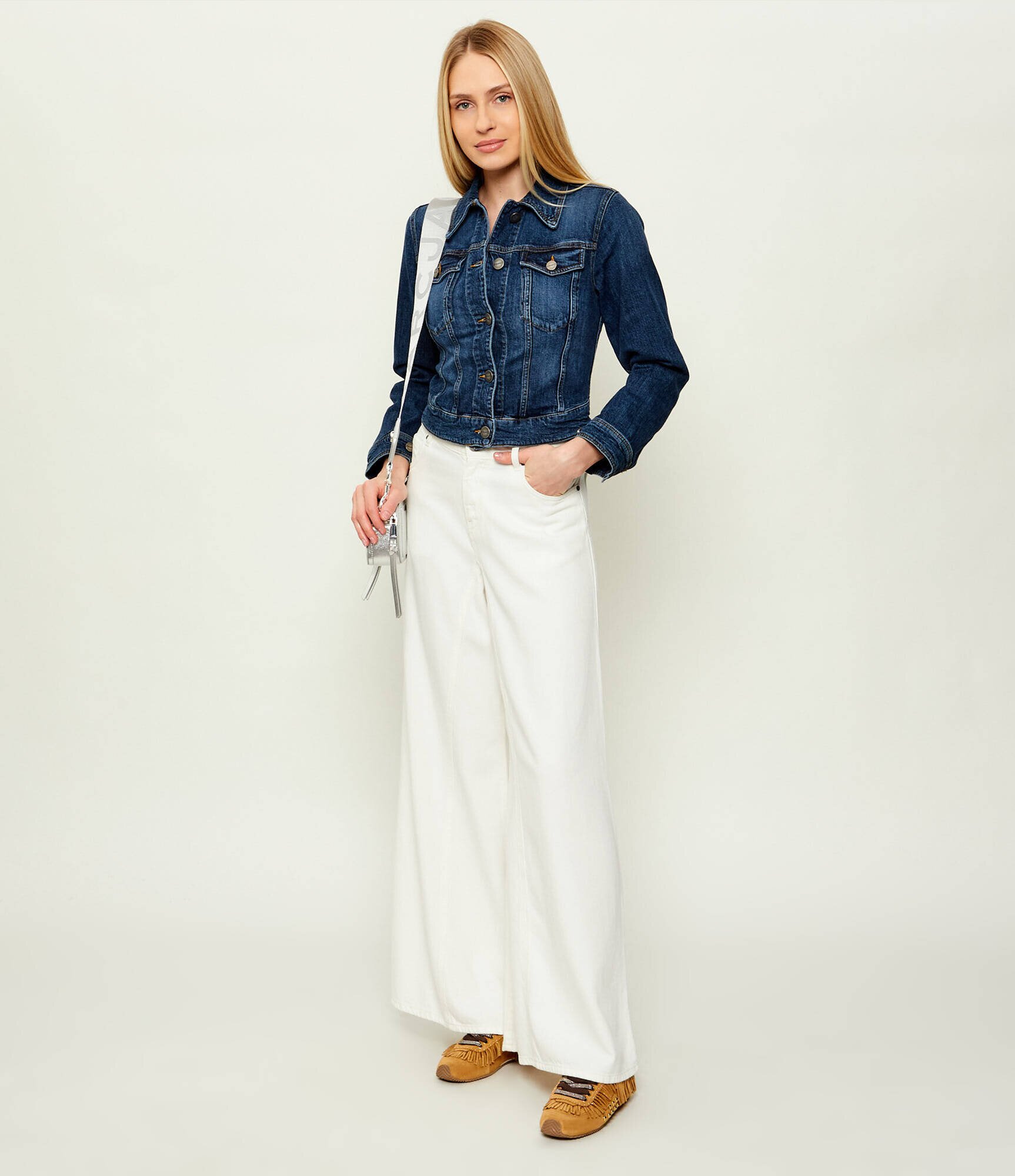 Kurt Geiger Sneakers ISLINGTON FRINGE | piele întoarsă