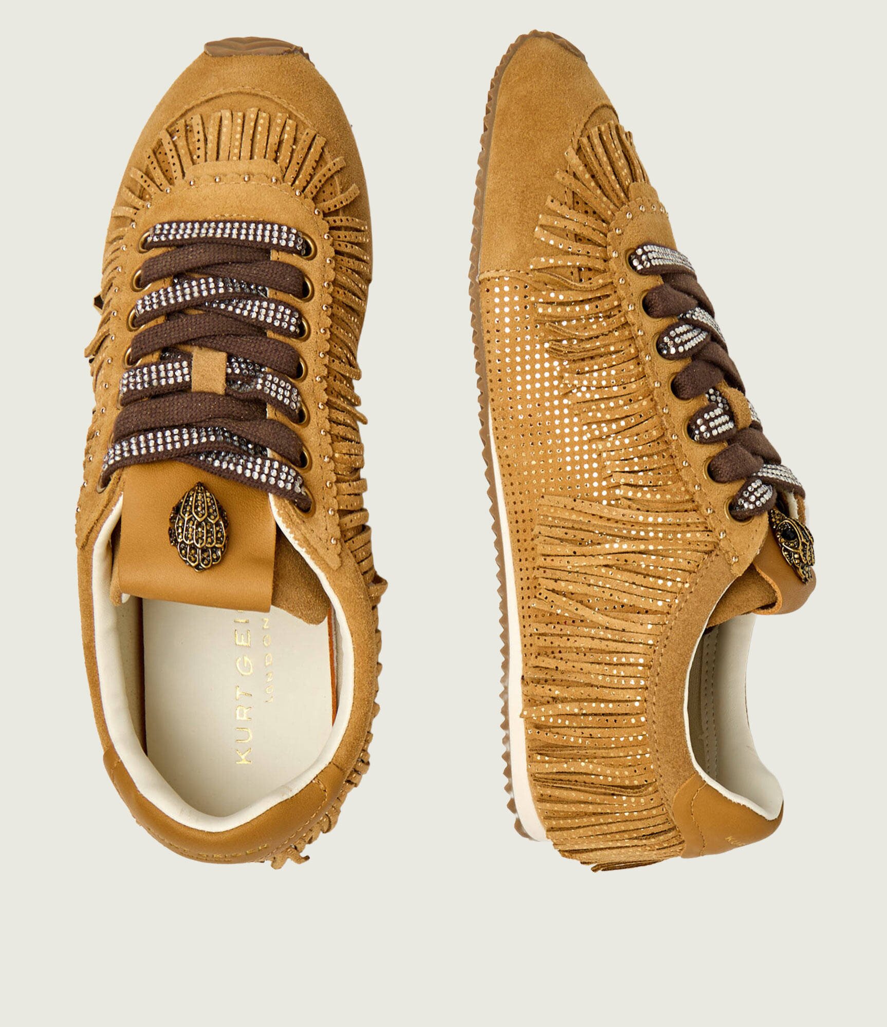 Kurt Geiger Sneakers ISLINGTON FRINGE | piele întoarsă