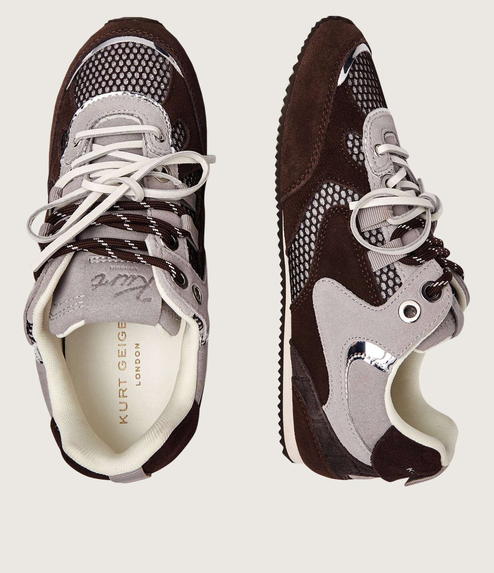 Kurt Geiger Sneakers K Slim Runner | piele întoarsă