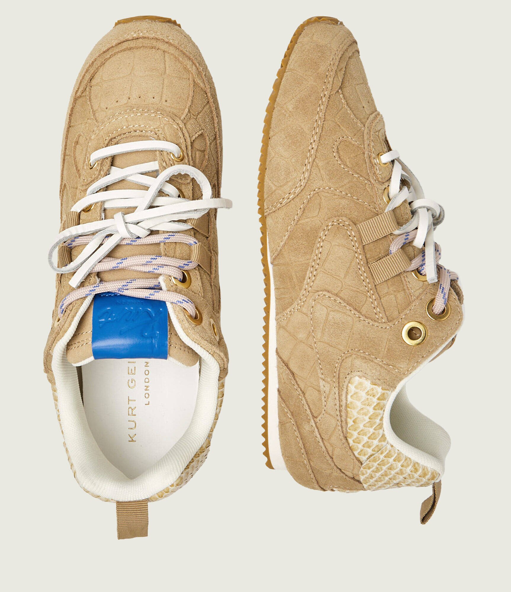 Kurt Geiger Sneakers Slim Runner | piele întoarsă
