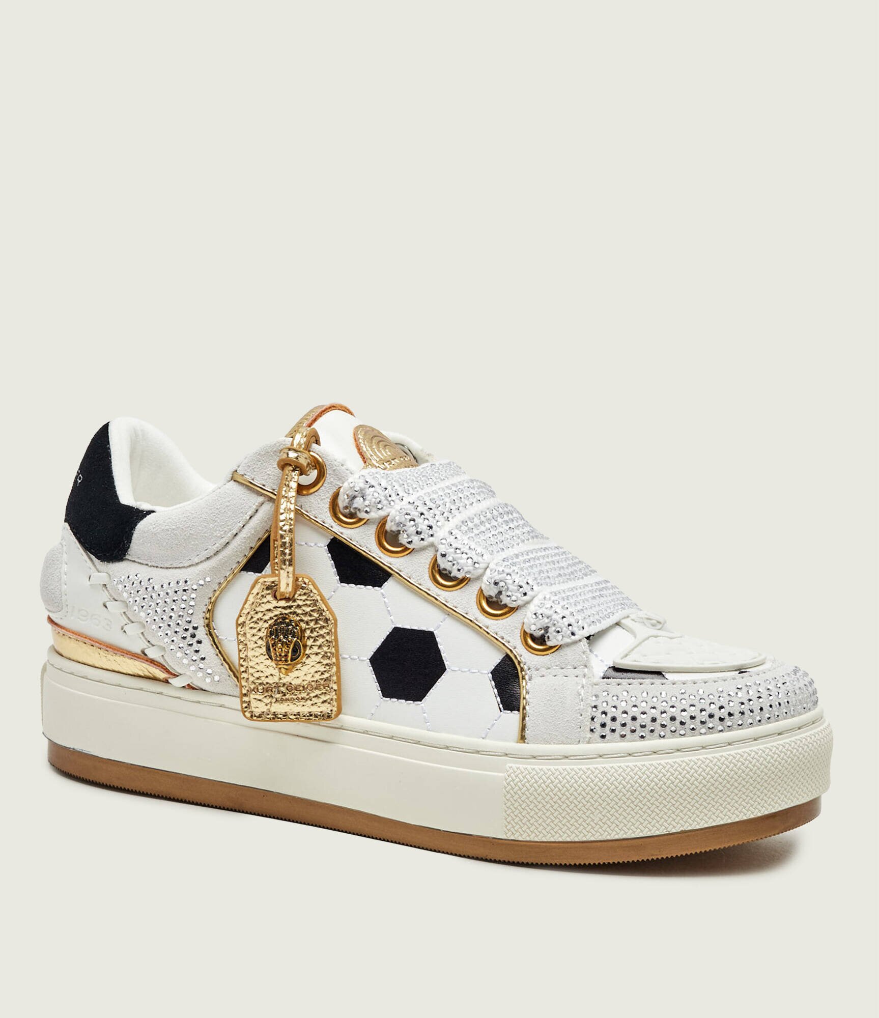Kurt Geiger Teniși din piele Southbanks Footy | piele întoarsă