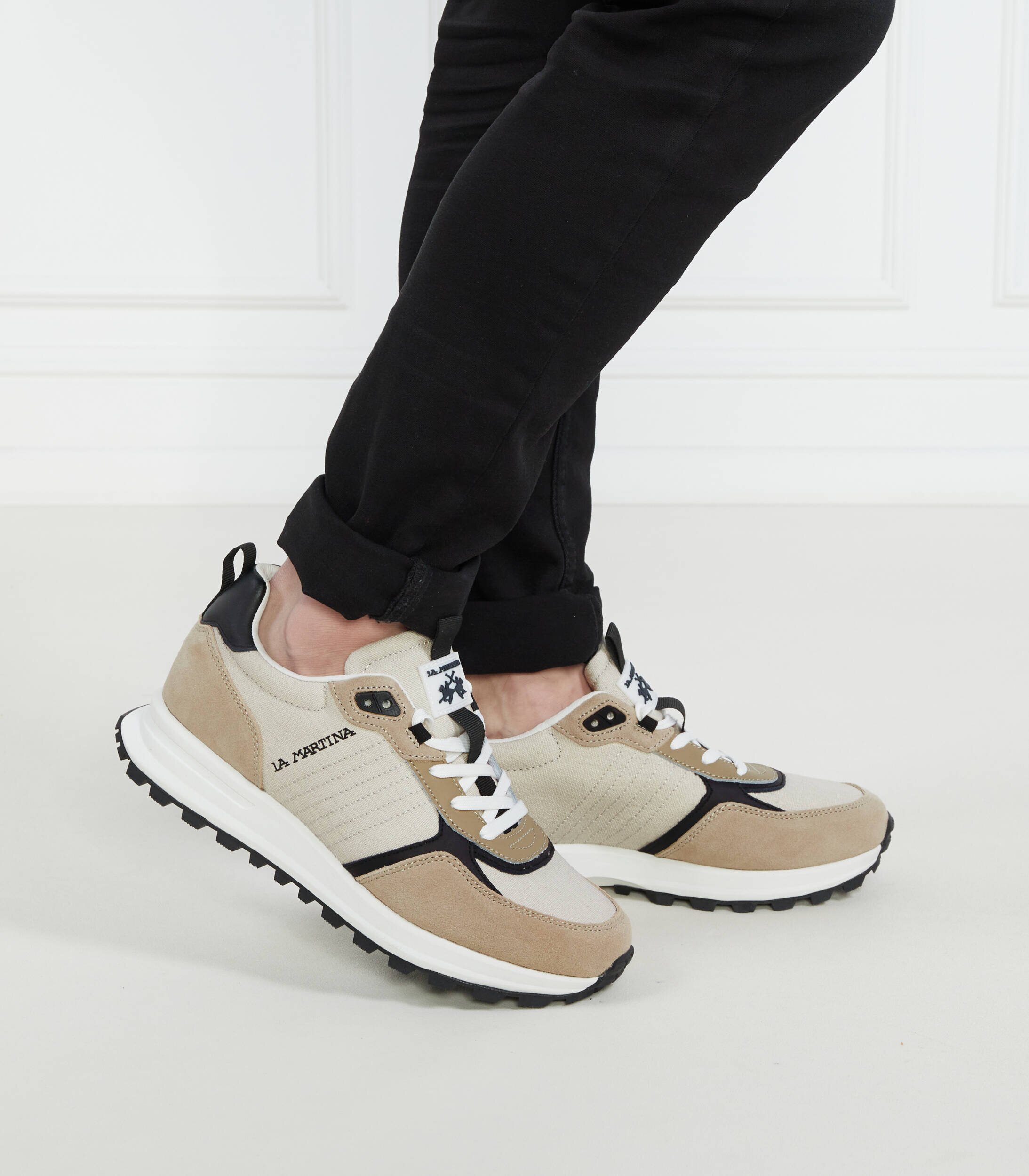La Martina De piele sneakers