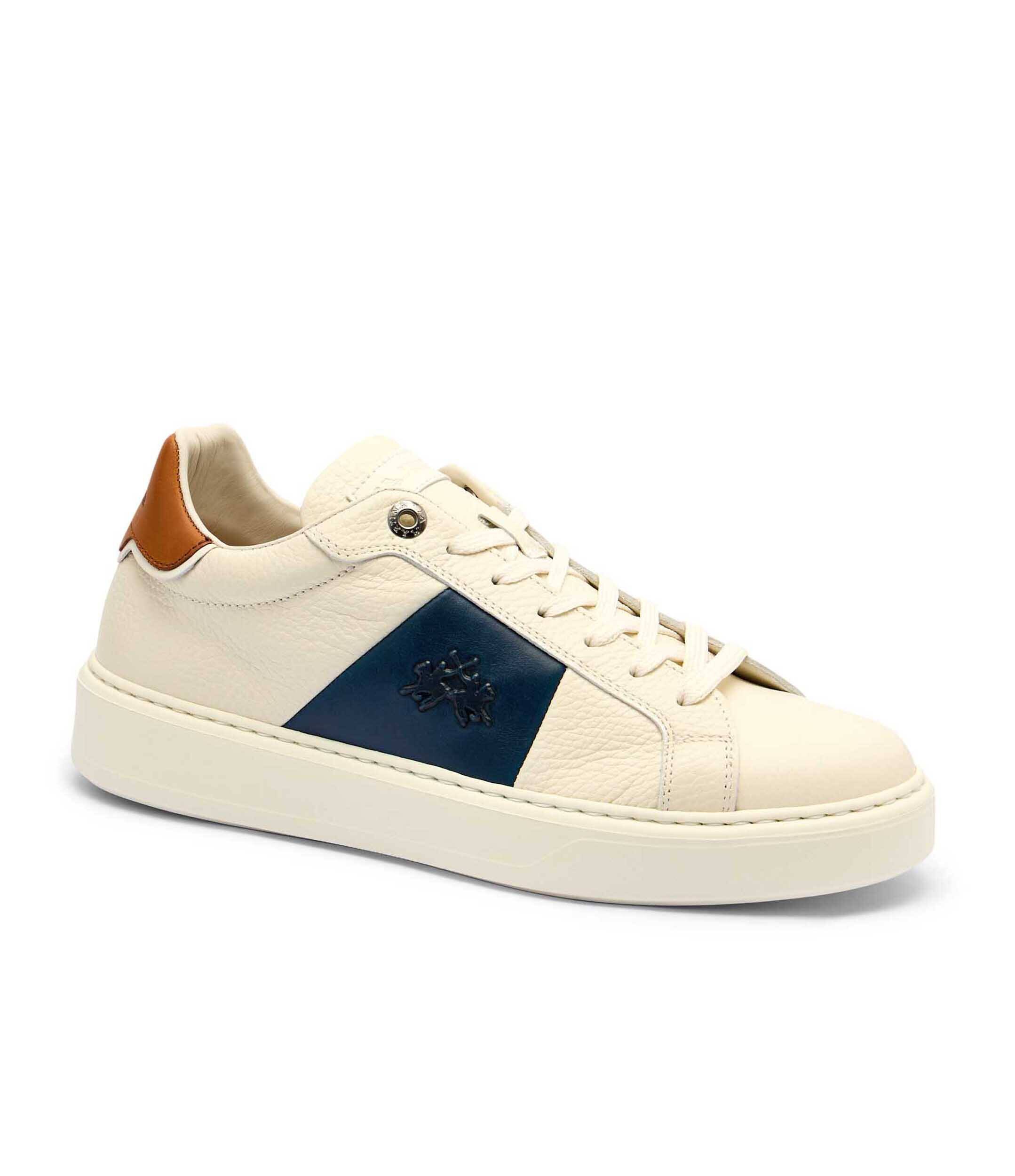 La Martina De piele sneakers GRANA