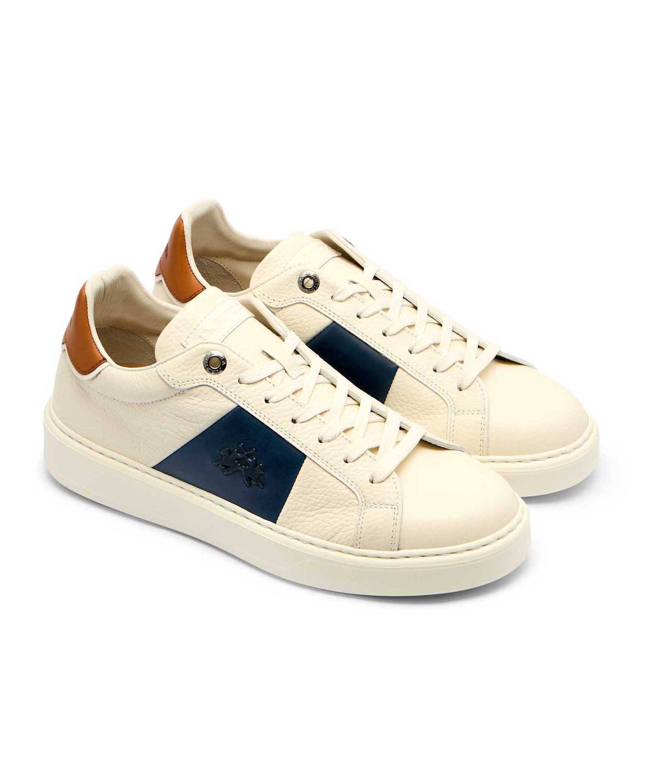 La Martina De piele sneakers GRANA