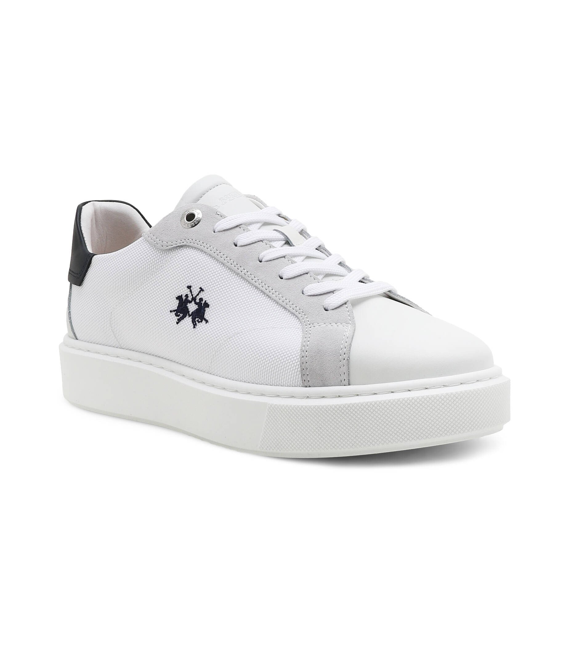 La Martina Sneakers cu adaos de piele
