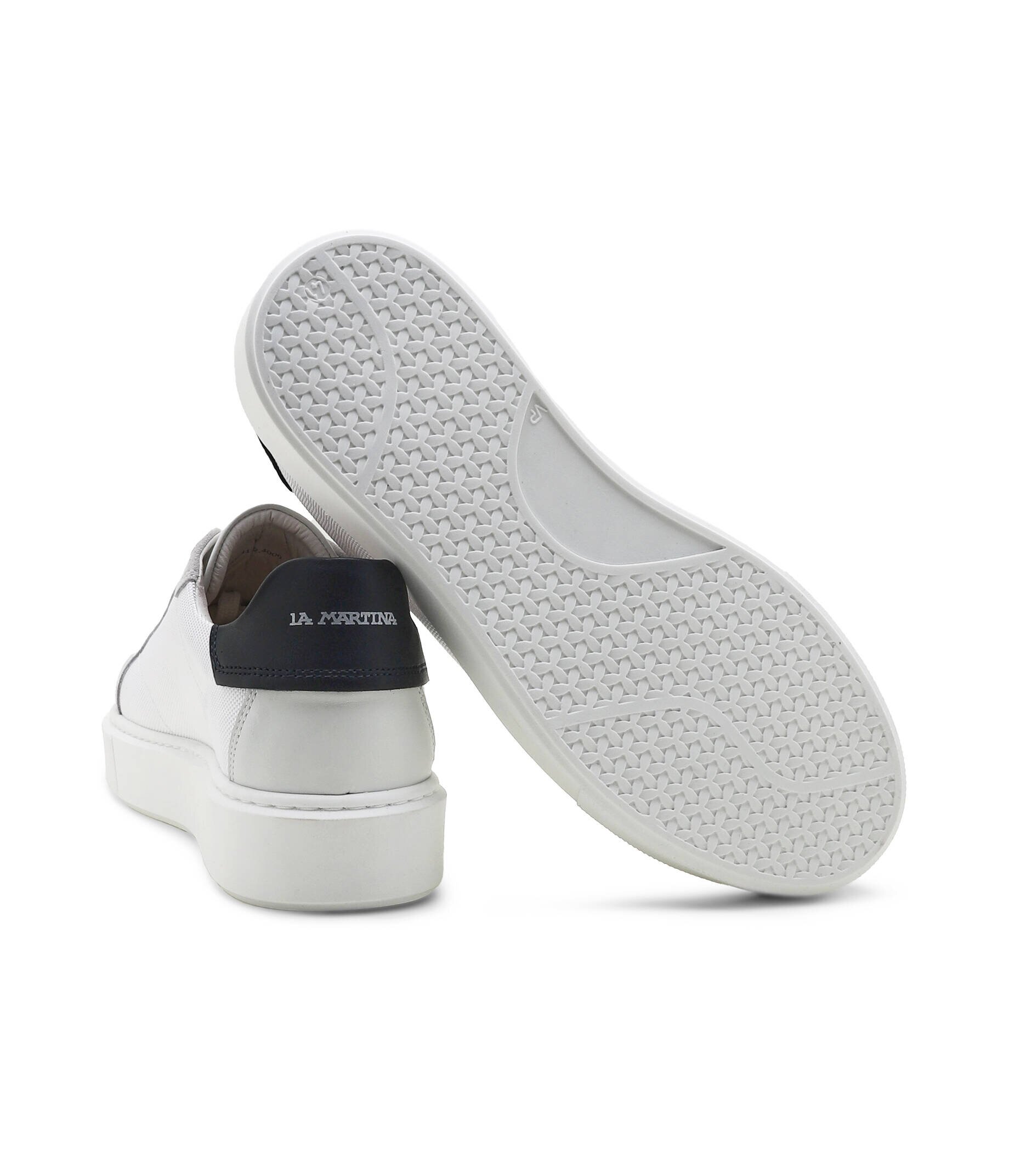 La Martina Sneakers cu adaos de piele
