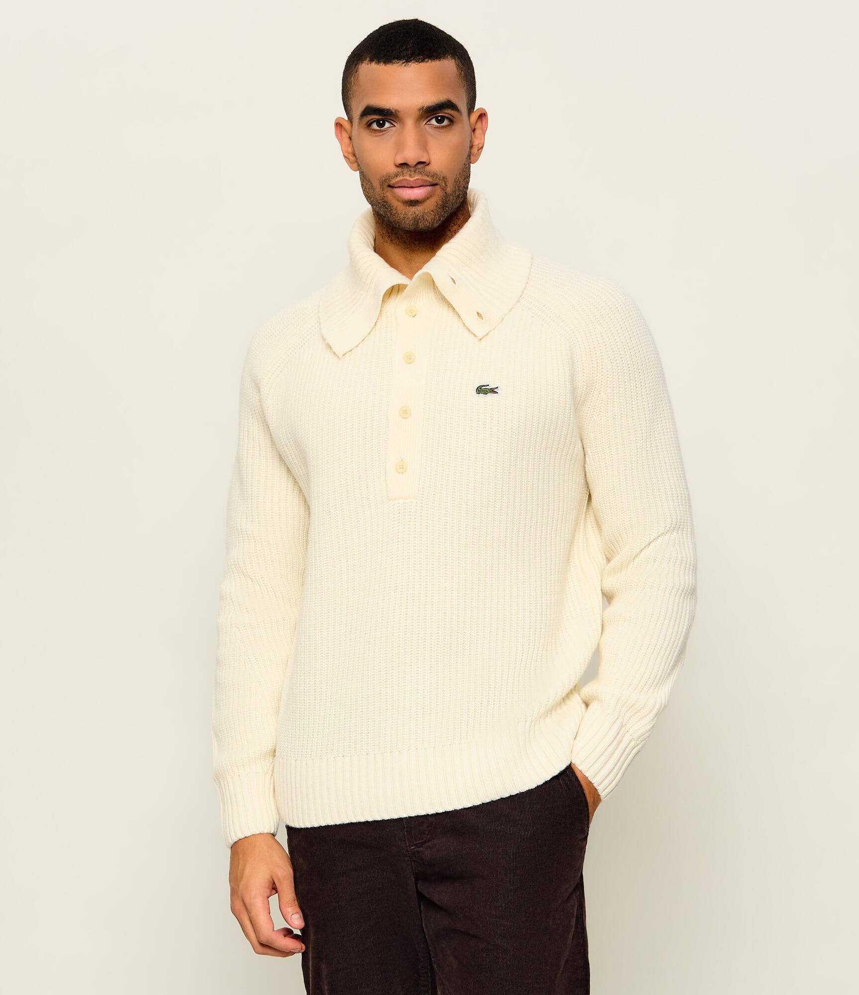 Lacoste De lână pulover | Classic fit