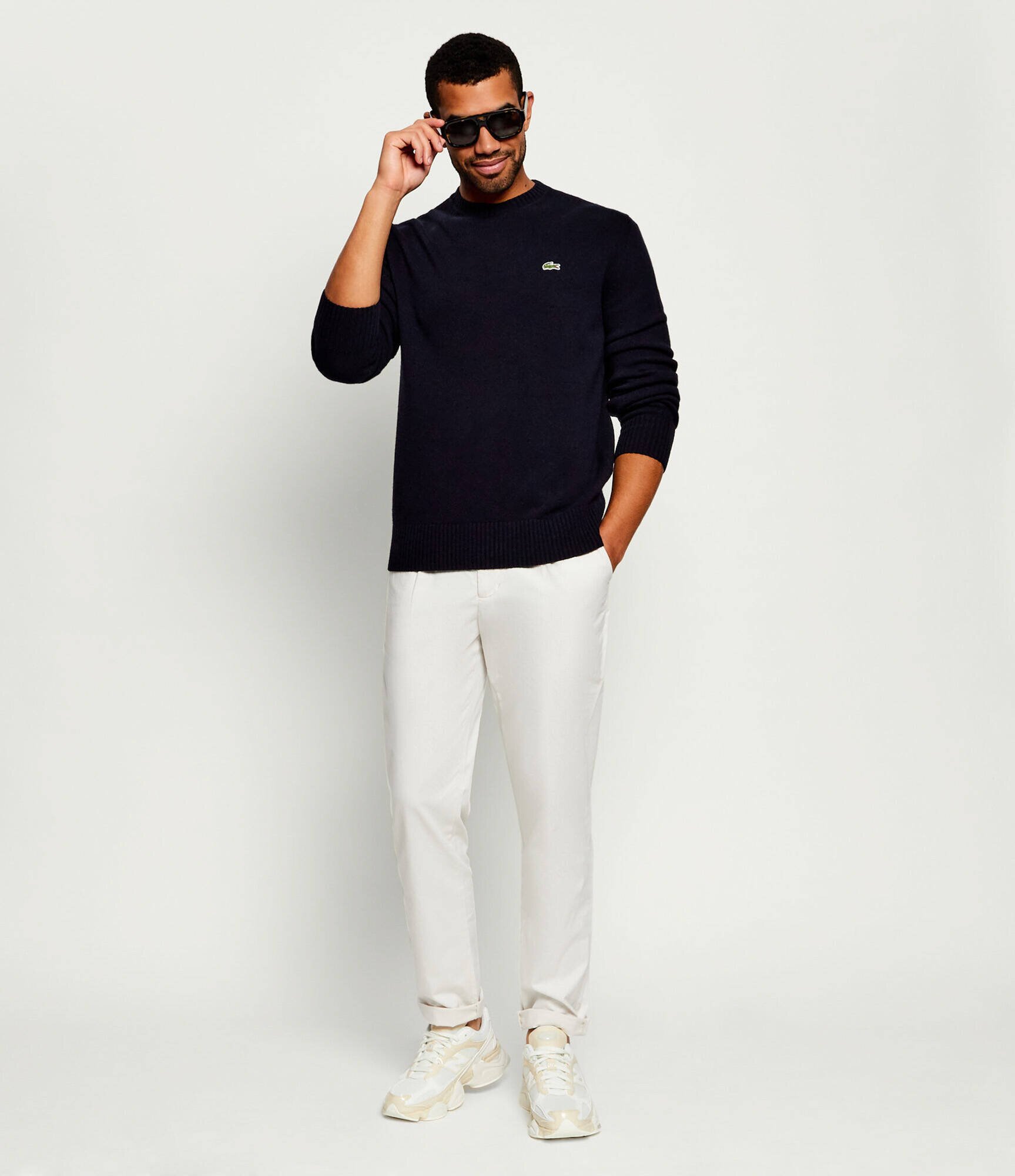 Lacoste De lână pulover | Classic fit