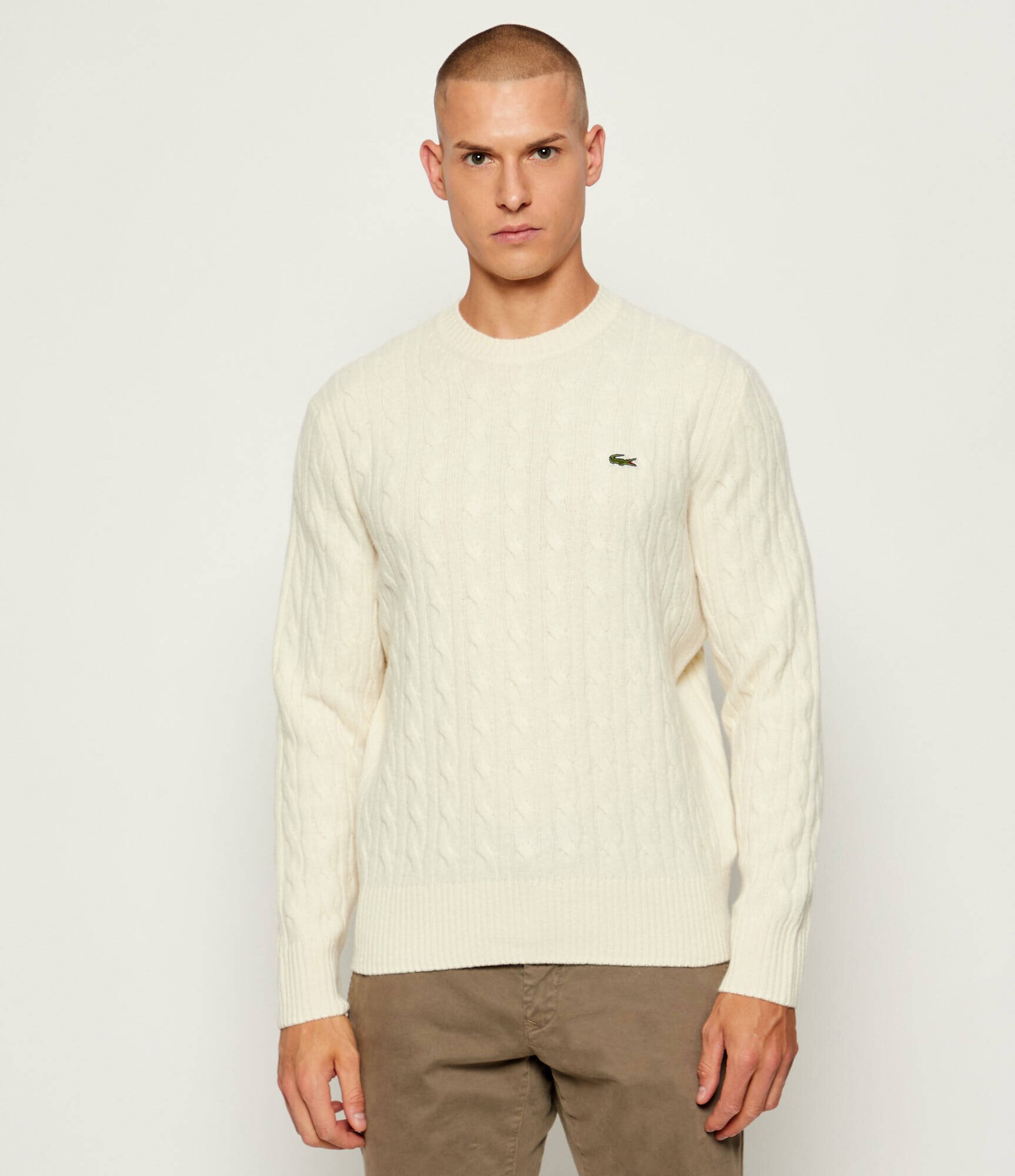 Lacoste De lână pulover | Classic fit