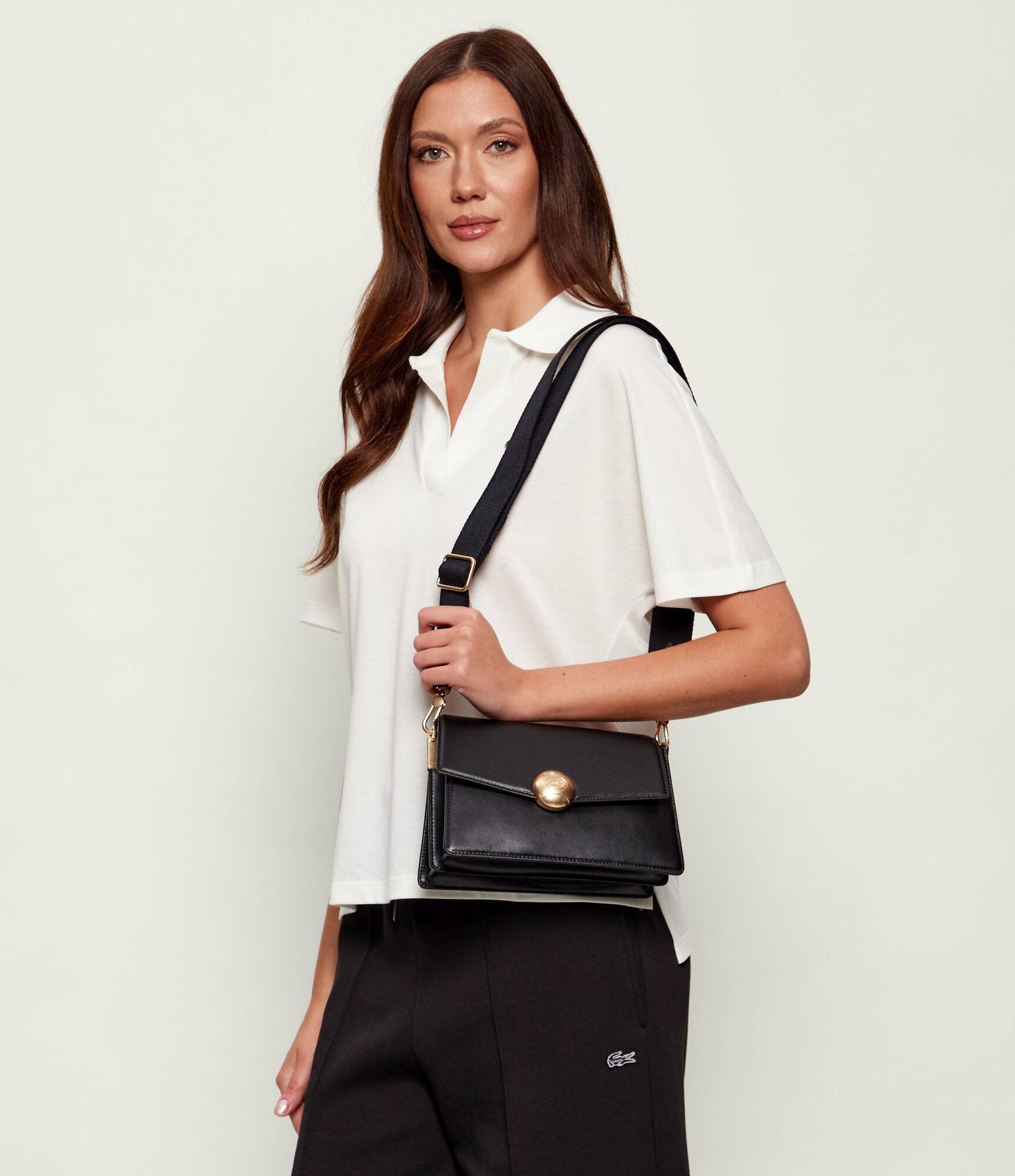 Lacoste De piele geantă pe umăr Tennis Bliss