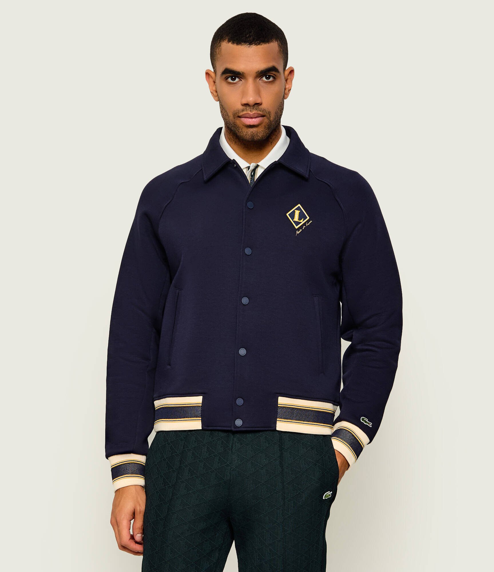 Lacoste Geacă Varsity | Classic fit