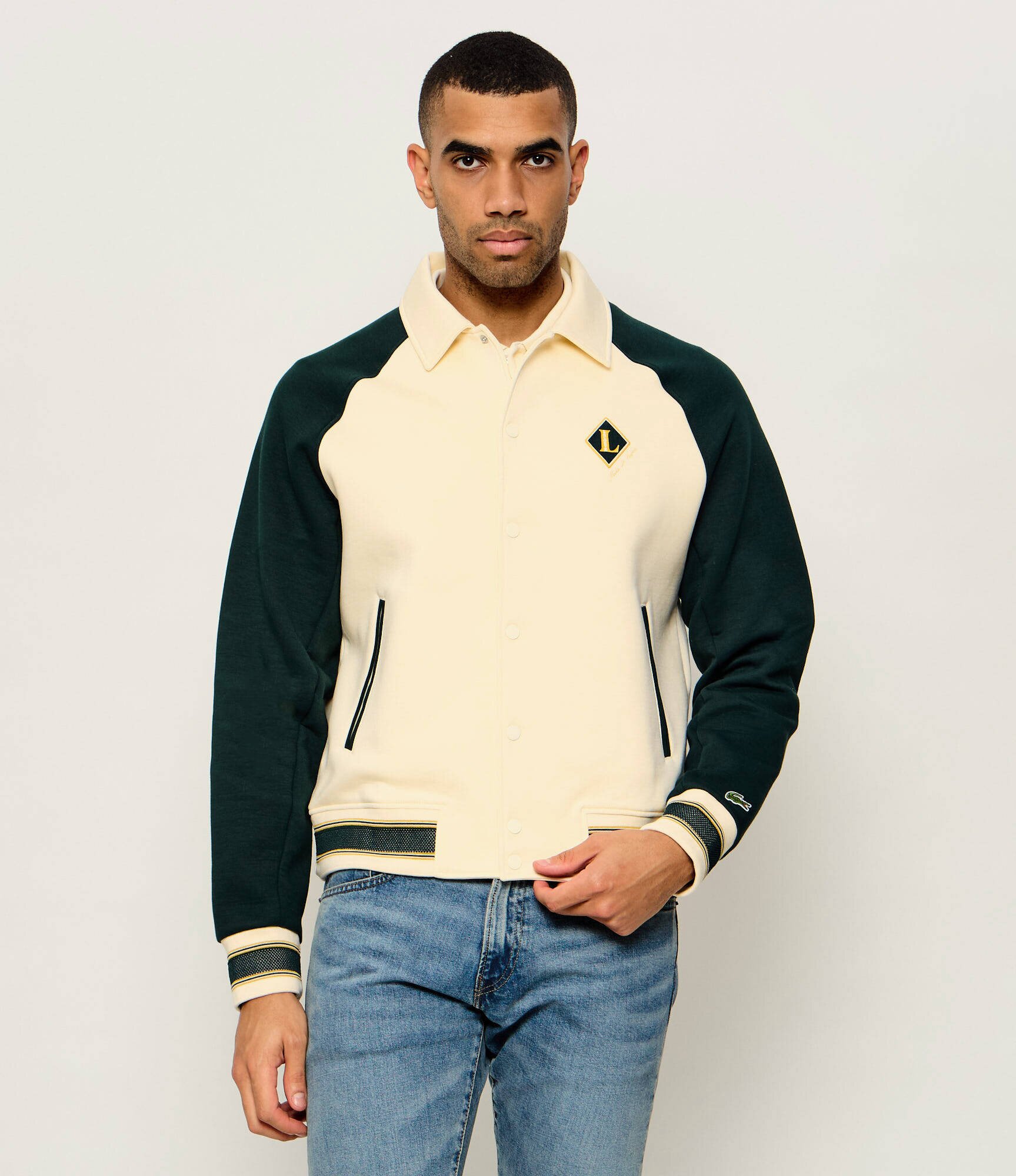 Lacoste Geacă Varsity | Classic fit