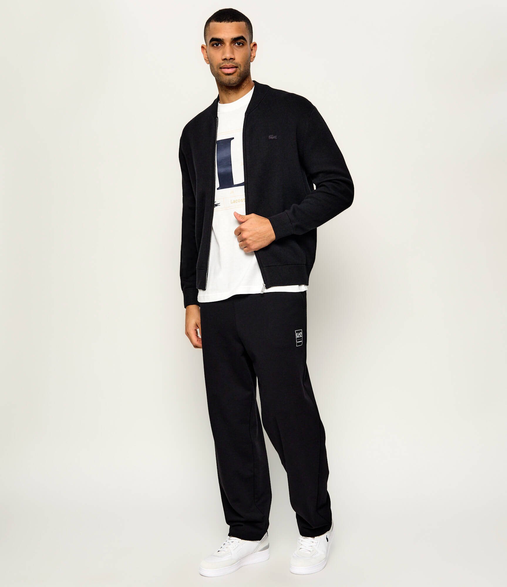 Lacoste Pulover | Classic fit cu adaos de lână