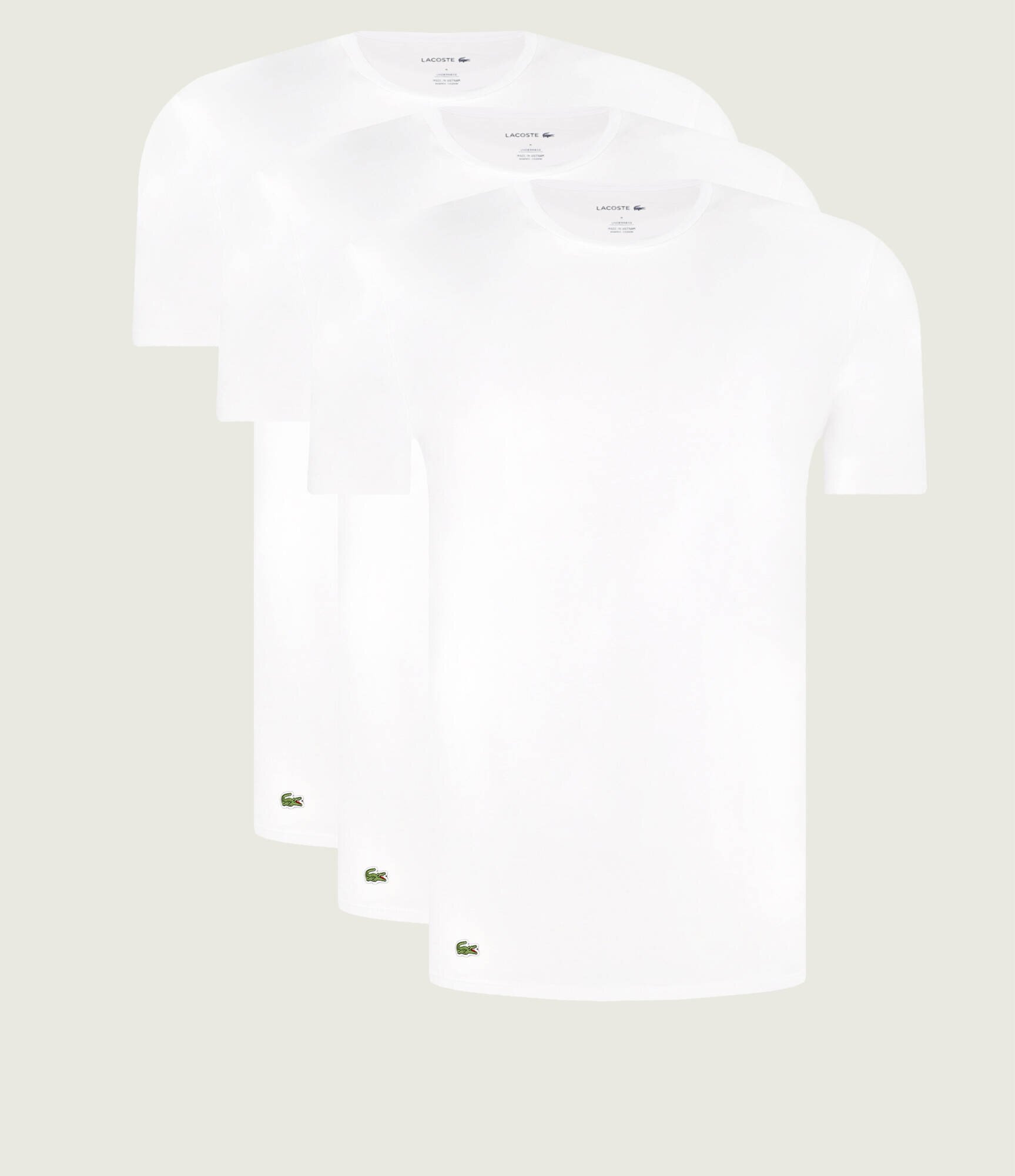 Lacoste Tricou 3-pack | Slim Fit