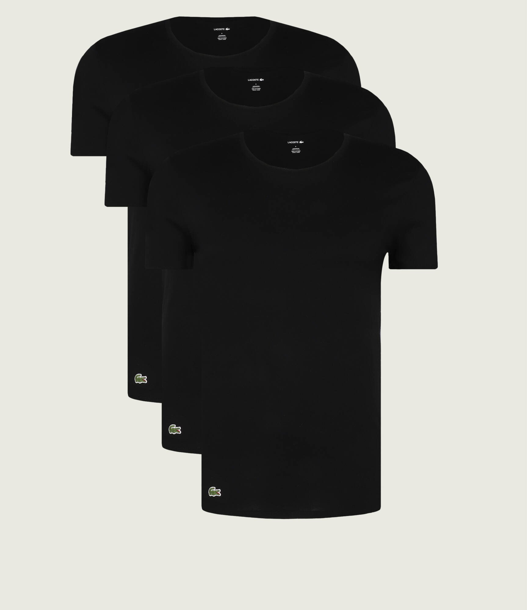 Lacoste Tricou 3-pack | Slim Fit