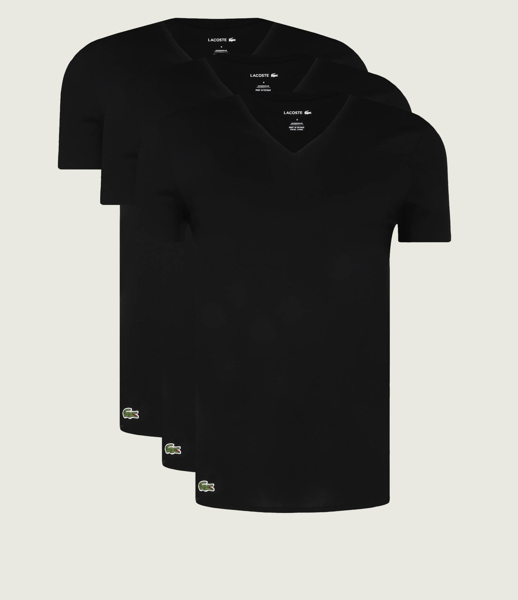 Lacoste Tricou 3-pack | Slim Fit