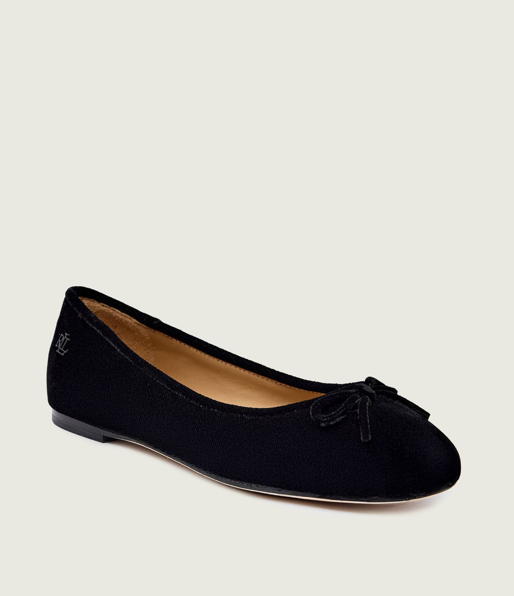 Lauren Ralph Lauren Balerini Jayna III cu adaos de piele