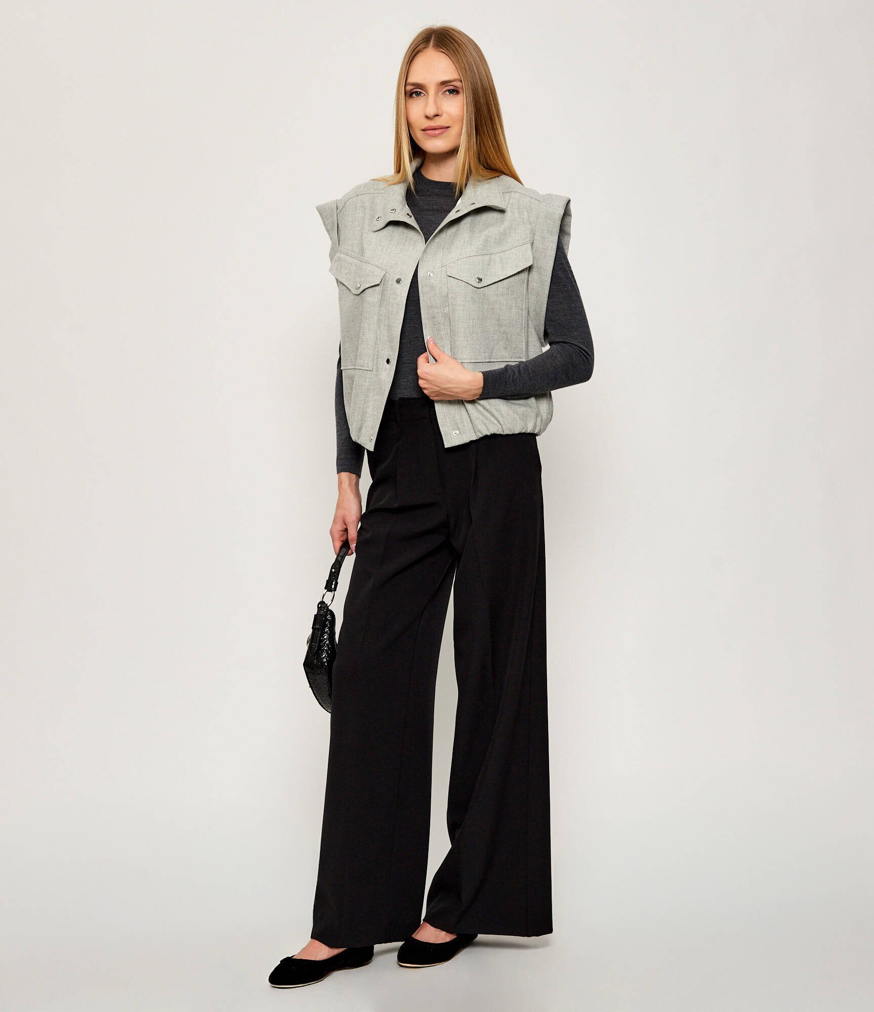 Lauren Ralph Lauren Balerini Jayna III cu adaos de piele