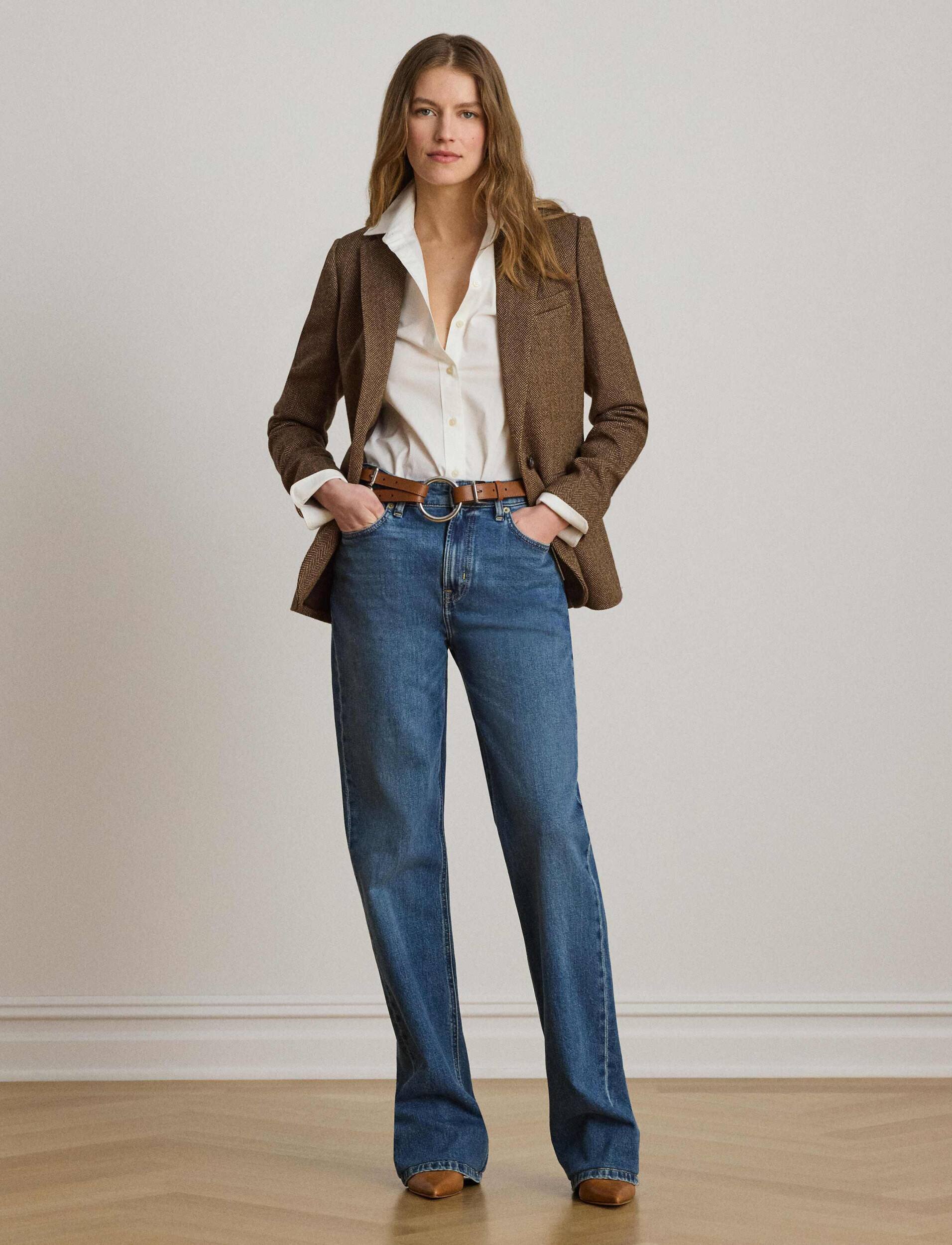 Lauren Ralph Lauren Blugi | Straight fit | high rise