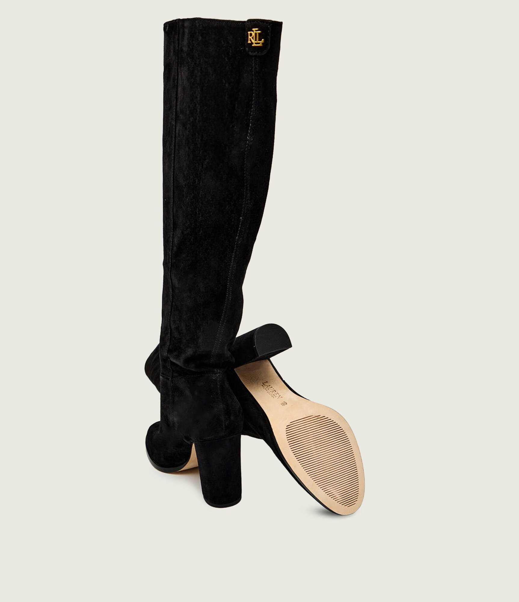 Lauren Ralph Lauren Cizme cu toc ARTIZAN | piele întoarsă
