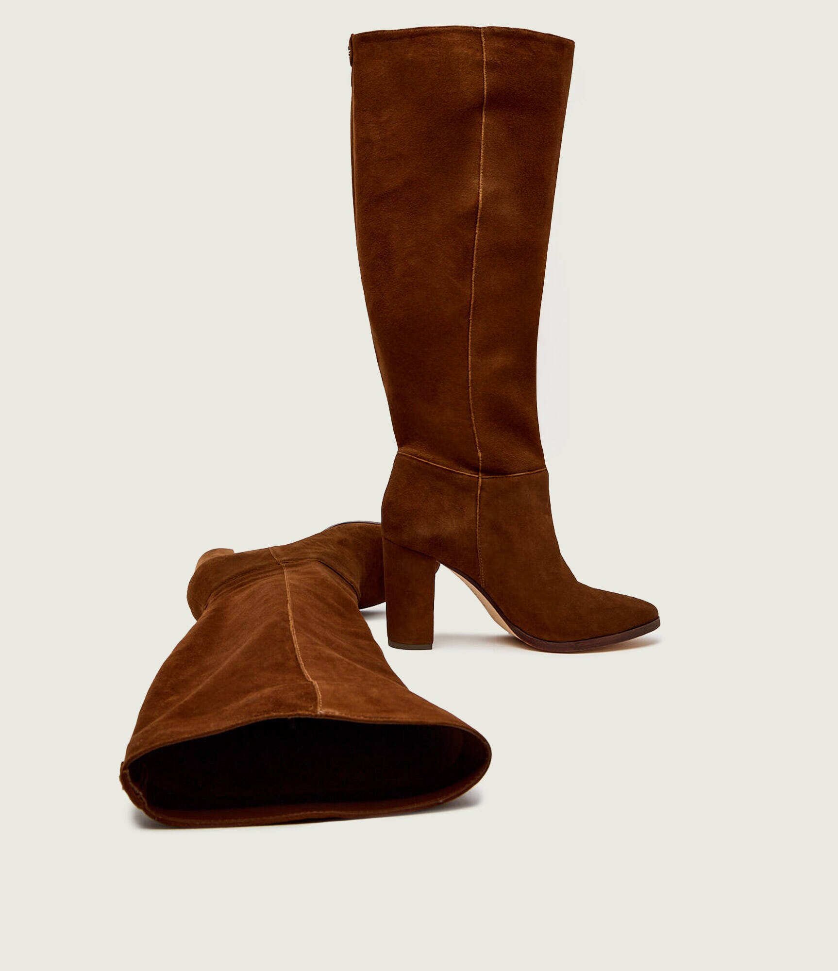 Lauren Ralph Lauren Cizme cu toc ARTIZAN | piele întoarsă