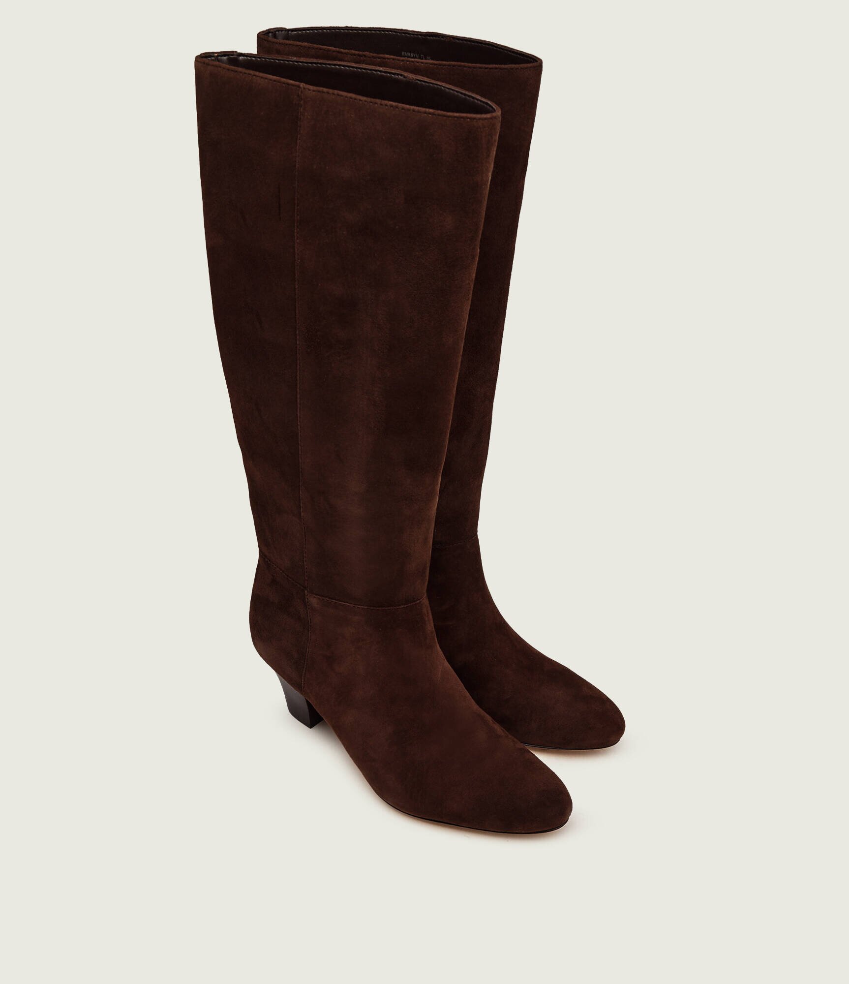 Lauren Ralph Lauren Cizme cu toc Emersyn | piele întoarsă