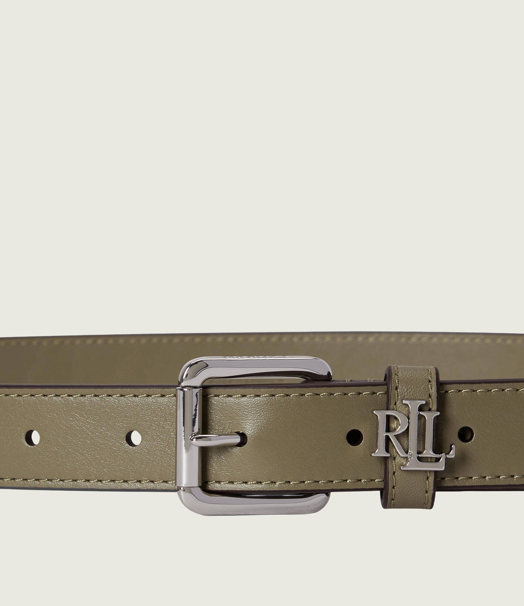 Lauren Ralph Lauren Curea de piele Logo Keeper