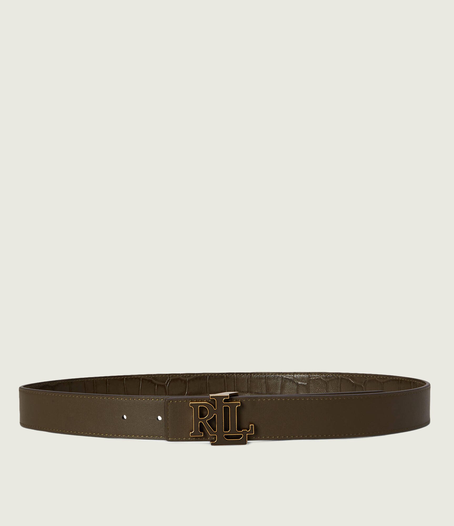Lauren Ralph Lauren Curea din piele cu două fețe Logo Reversible