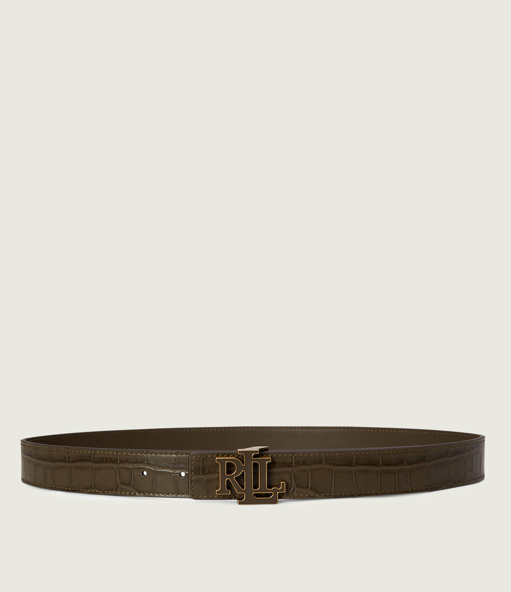 Lauren Ralph Lauren Curea din piele cu două fețe Logo Reversible