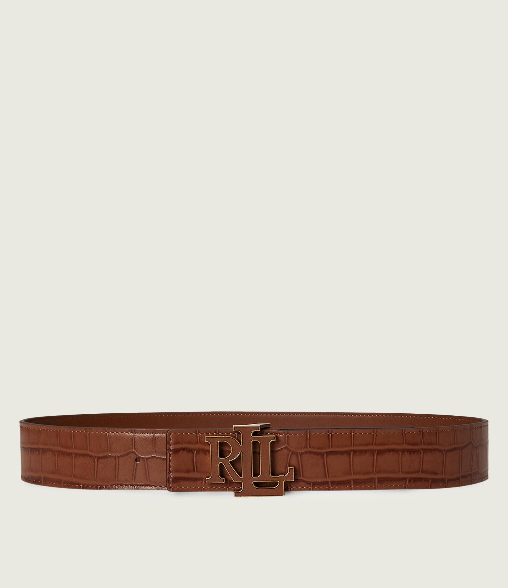 Lauren Ralph Lauren Curea din piele cu două fețe Logo Reversible