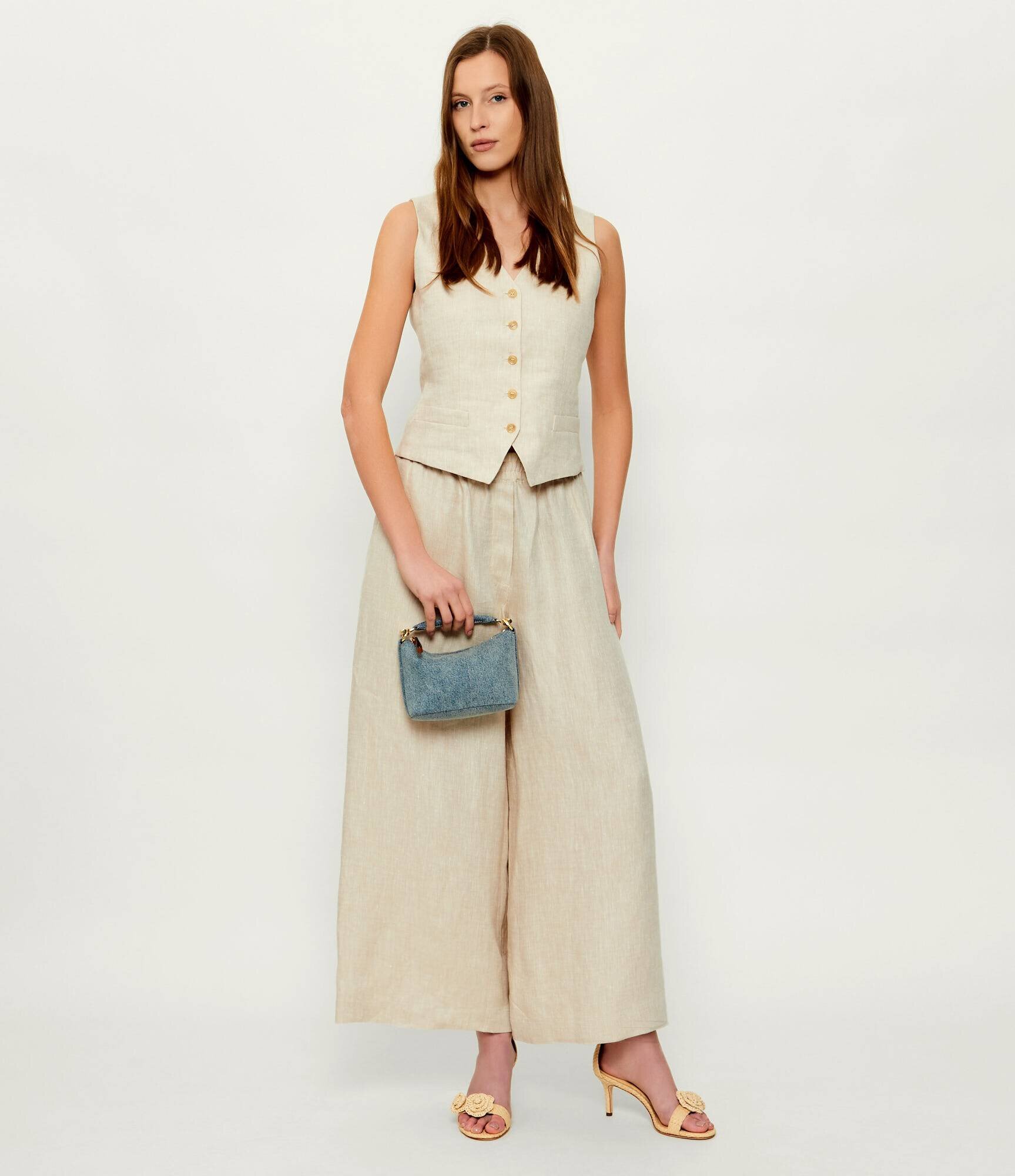 Lauren Ralph Lauren De blugi geantă pe umăr Blaike mini cu adaos de piele