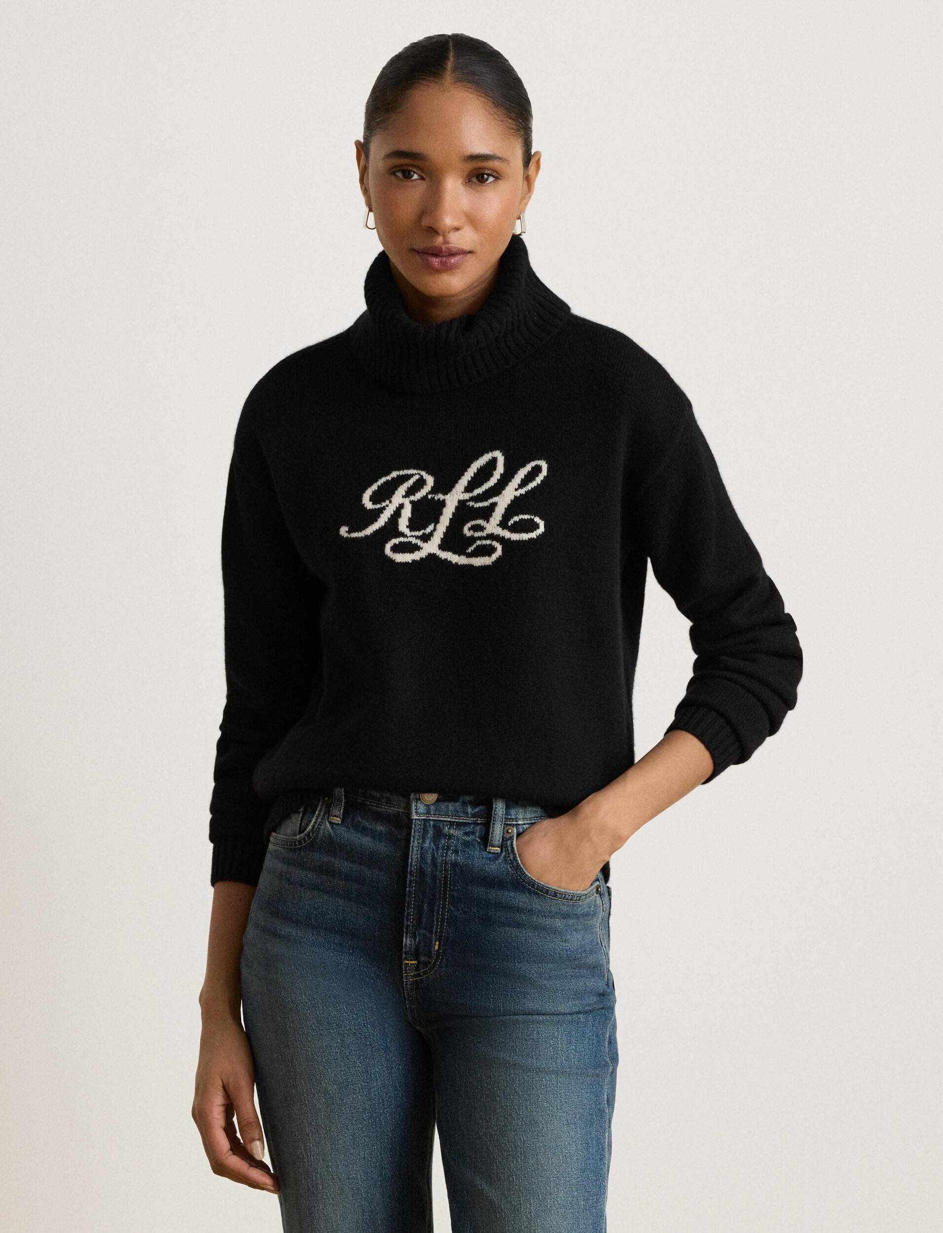 Lauren Ralph Lauren De cașmir maletă Jarmani | Loose fit