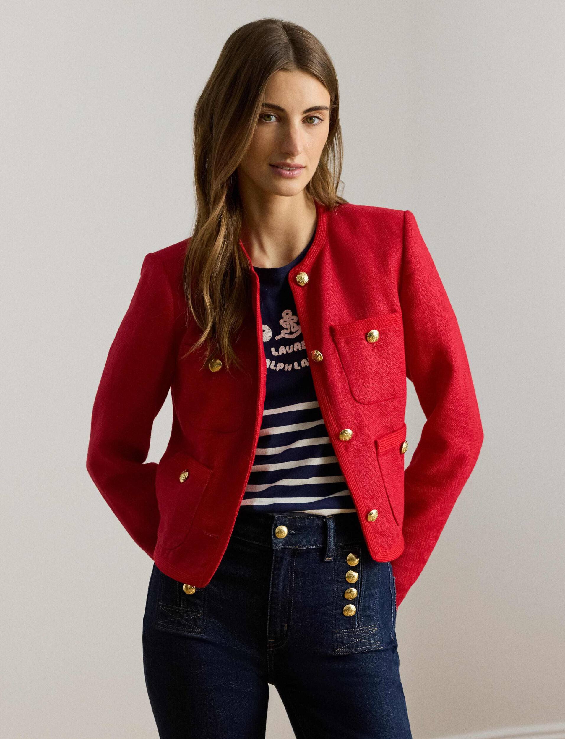 Lauren Ralph Lauren De in jachetă | Cropped Fit