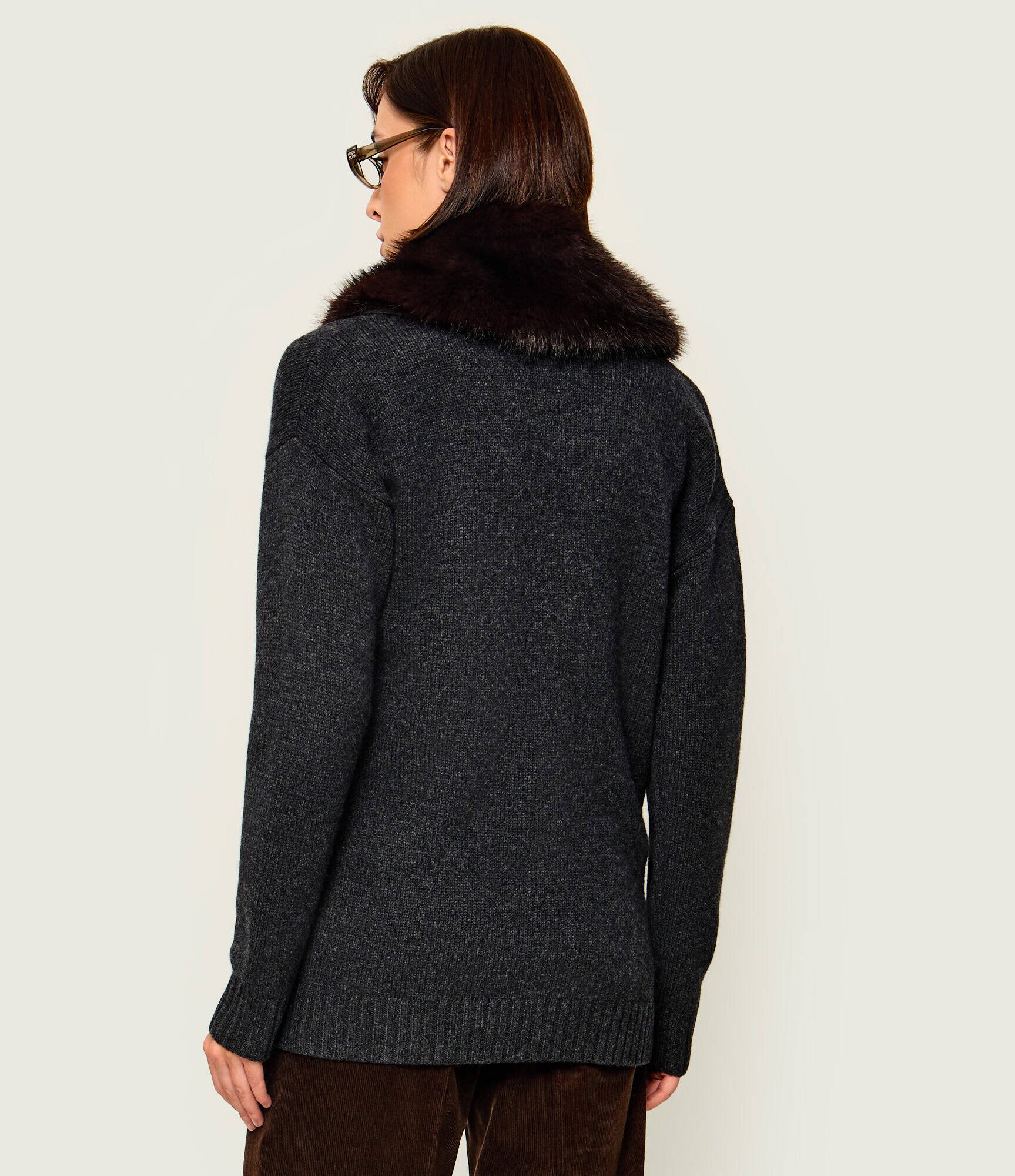 Lauren Ralph Lauren De lână cardigan | Relaxed fit cu adaos de cașmir