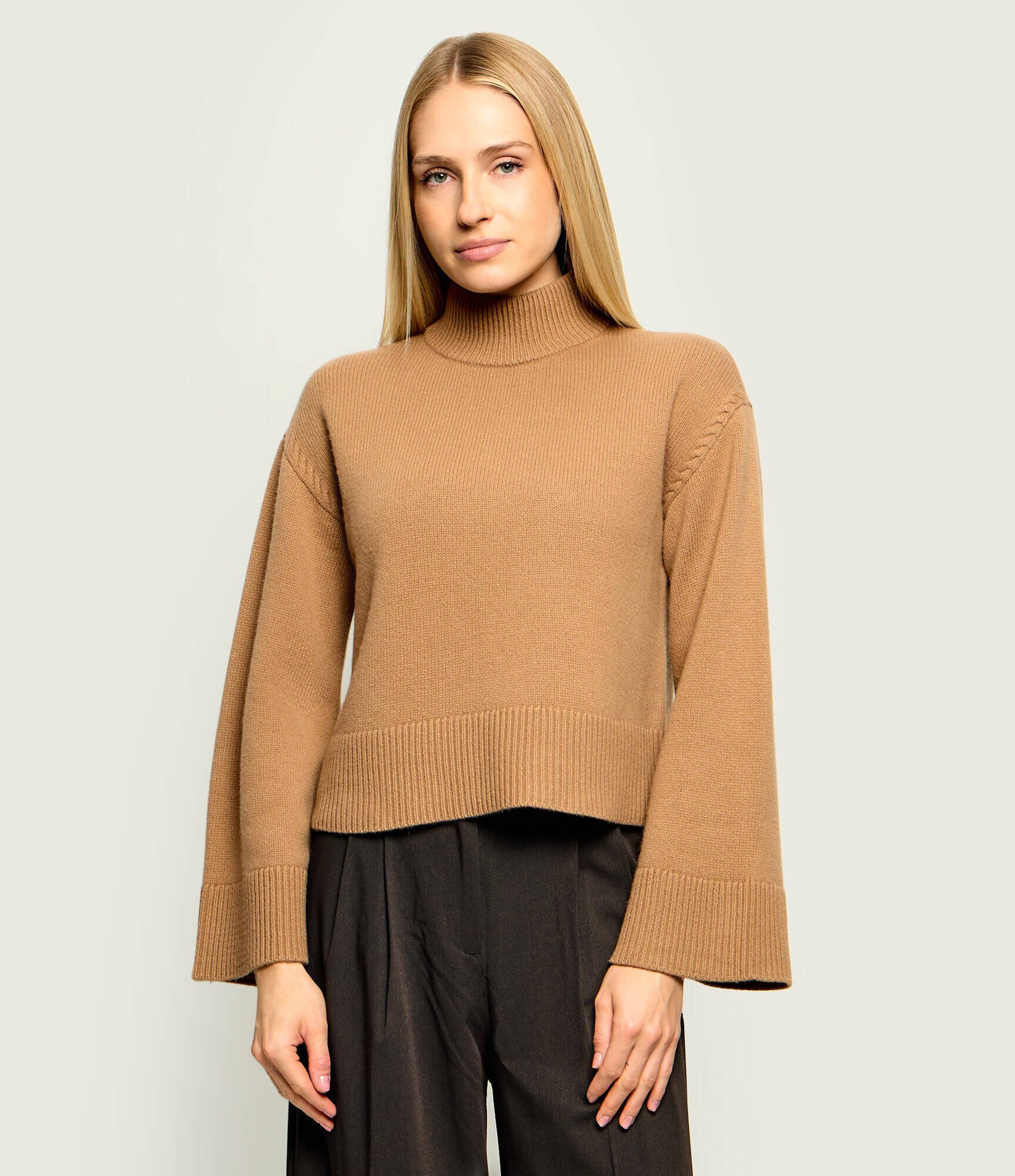 Lauren Ralph Lauren De lână maletă Sharad | Loose fit